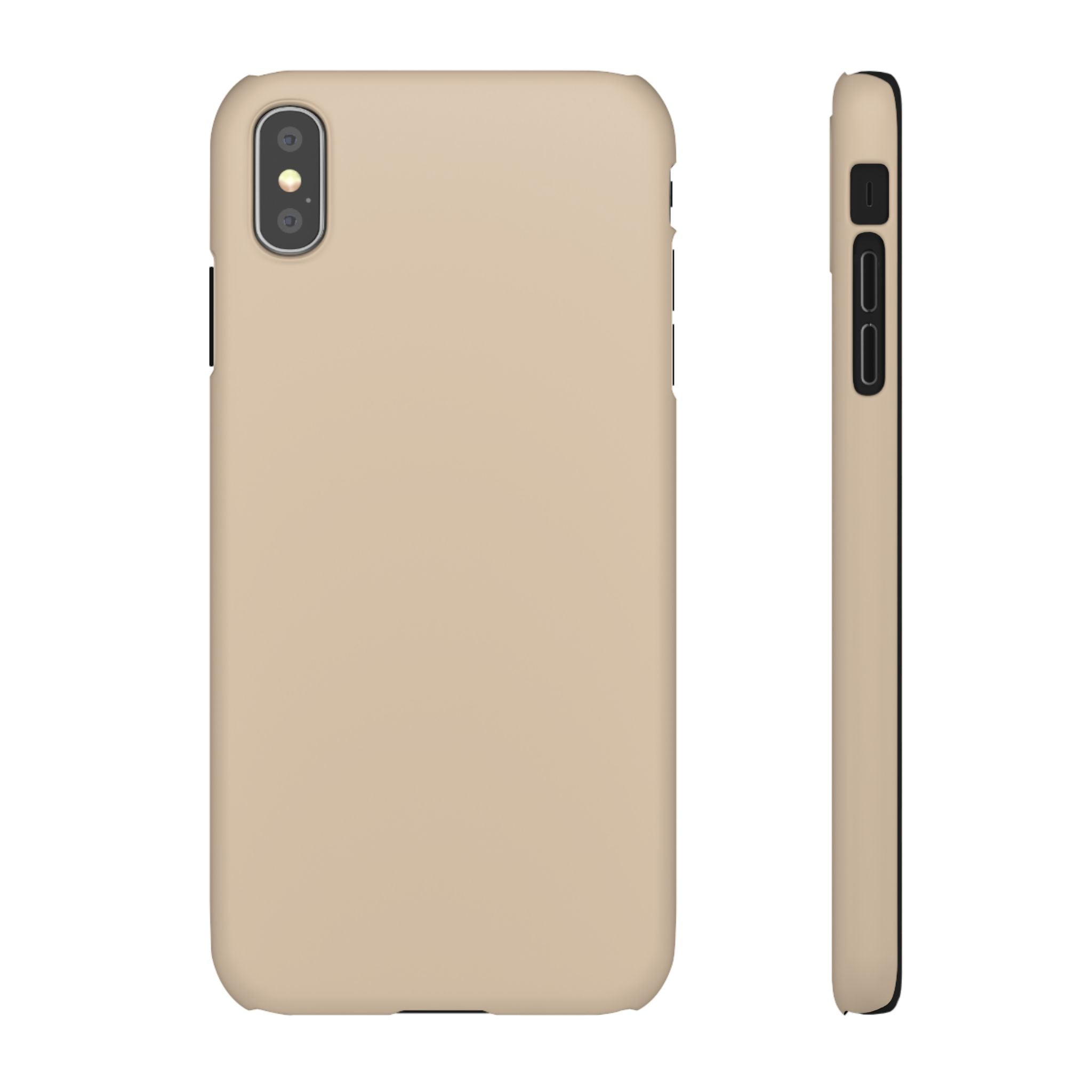 Beige Snap Phone Case