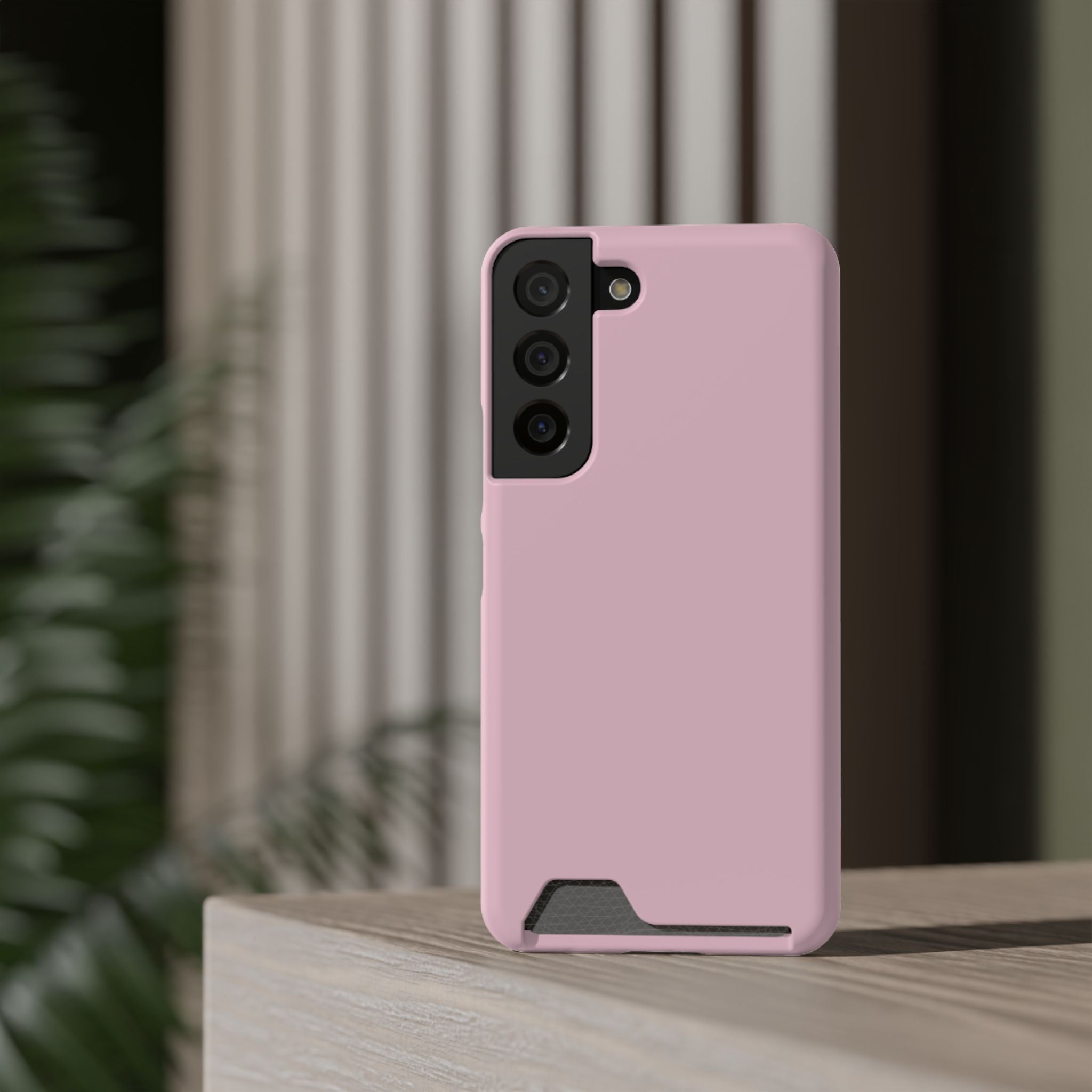 Pale Pink Card-Holder Phone Case