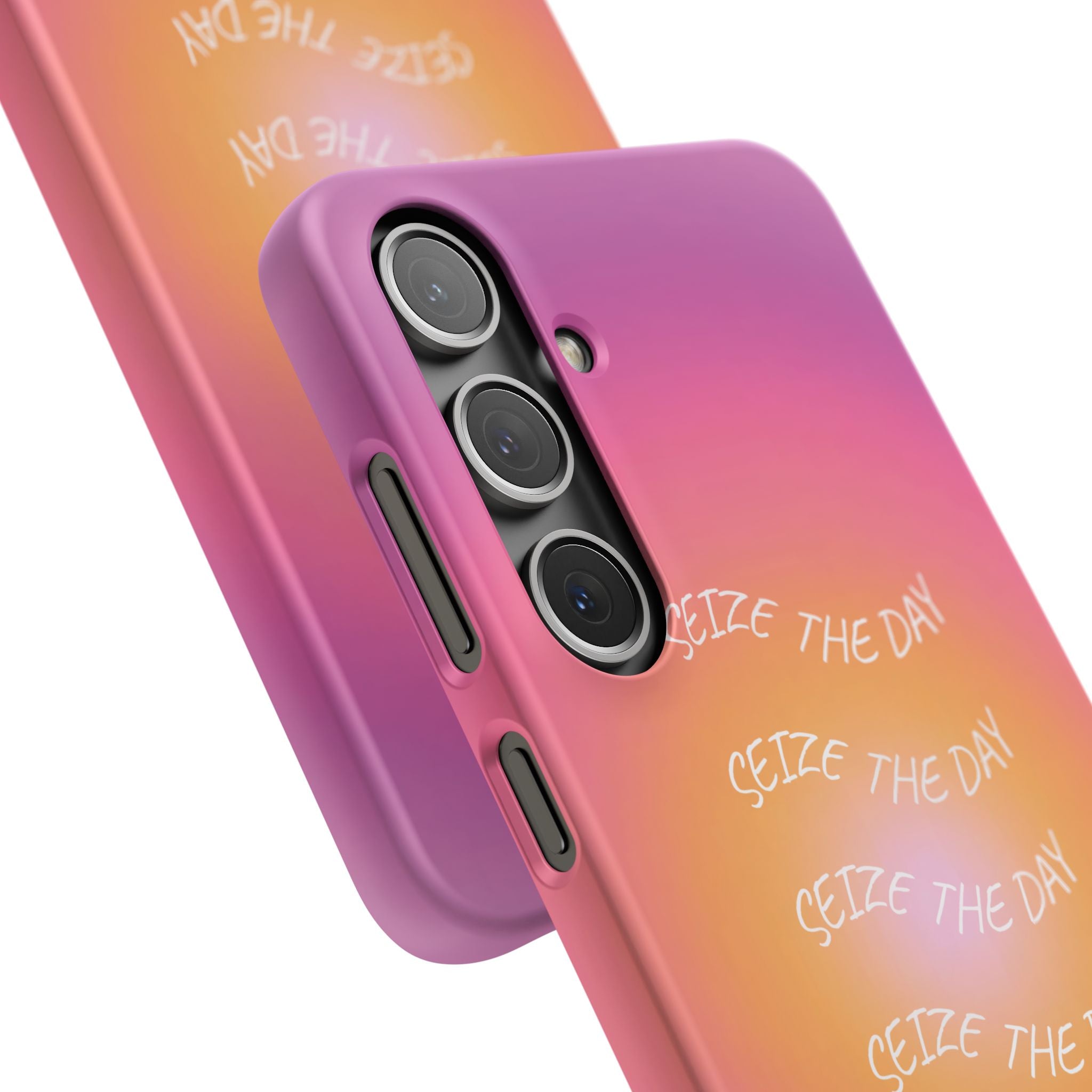 Carpe Diem Sunburst Gradient Snap Phone Case