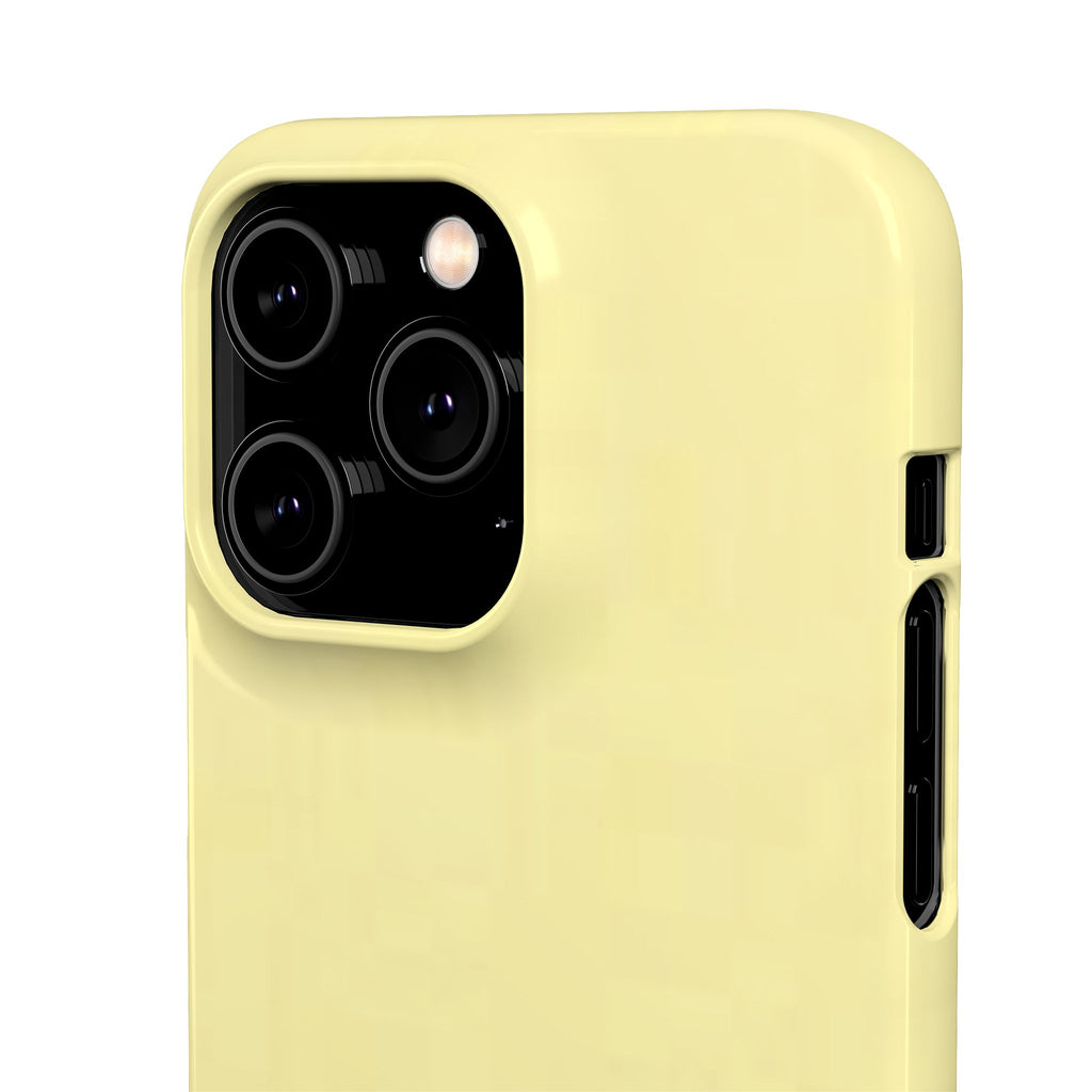 Pale Yellow Snap Phone Case