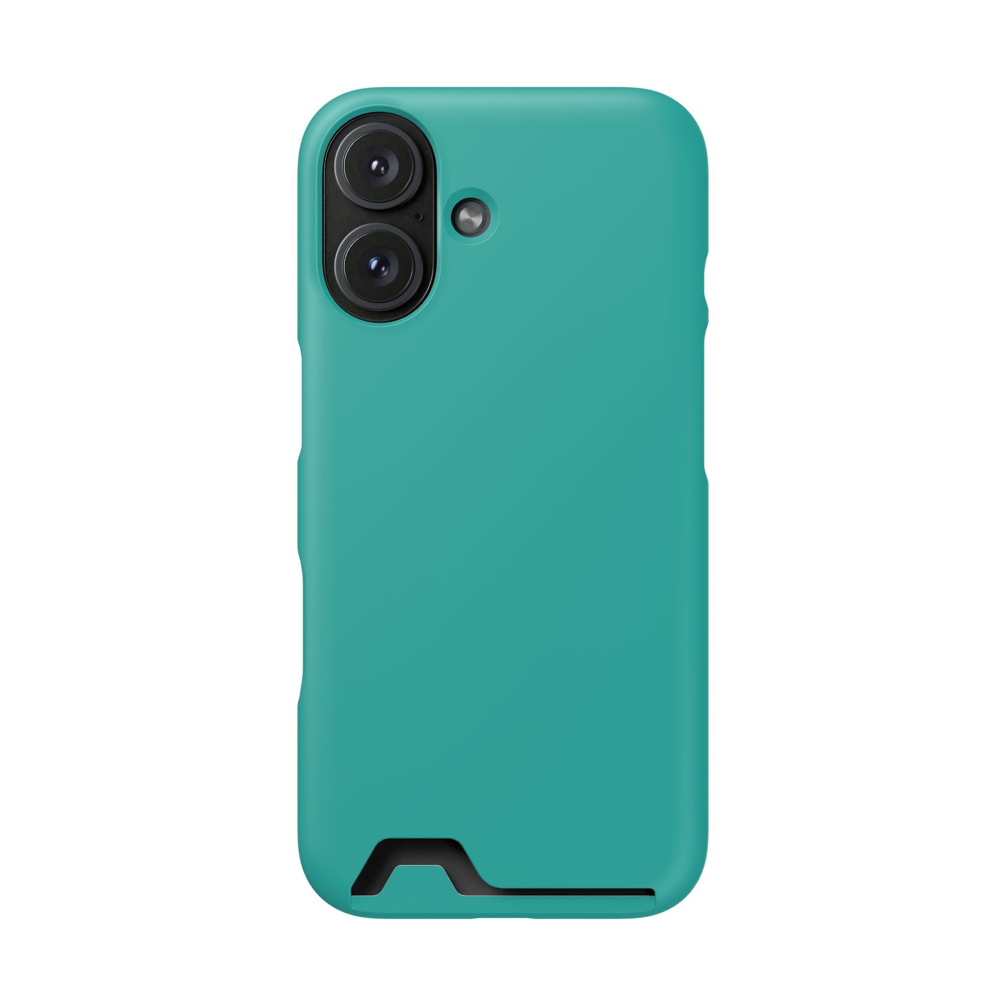 Teal Card-Holder Phone Case
