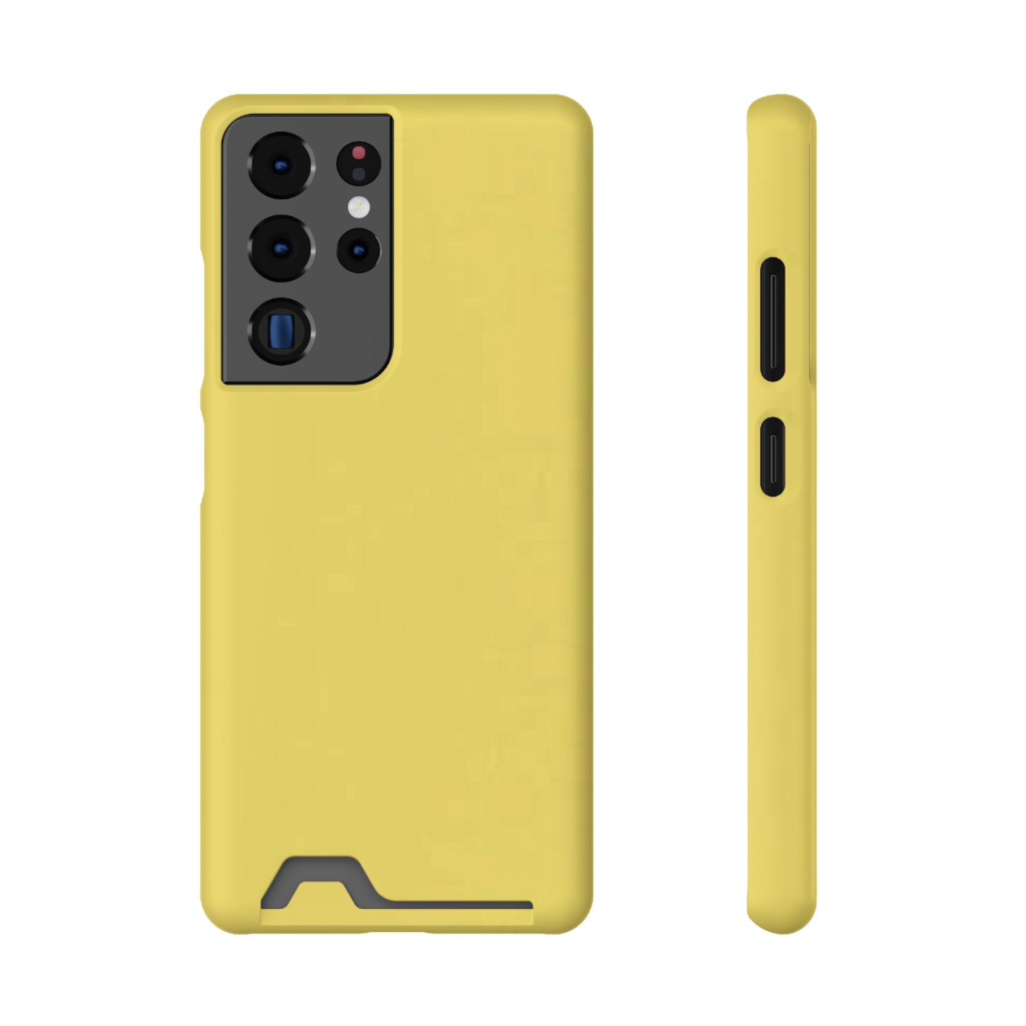 Yellow Card-Holder Phone Case