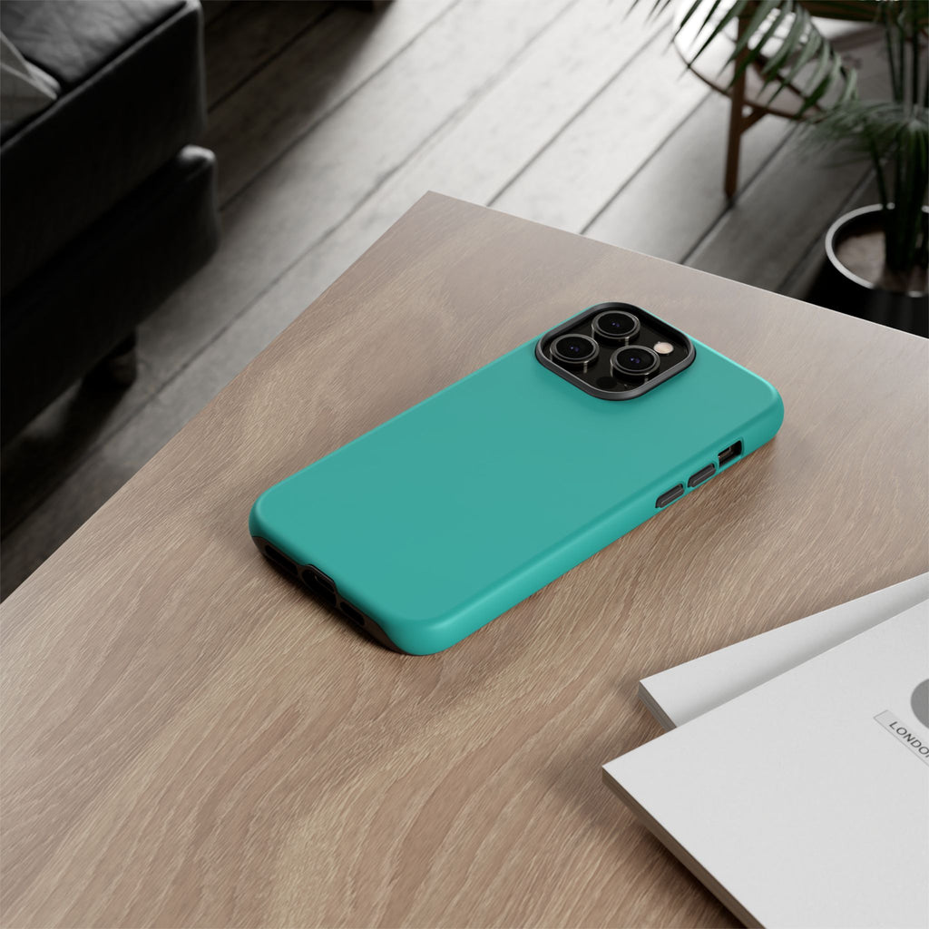Teal Protective Phone Case