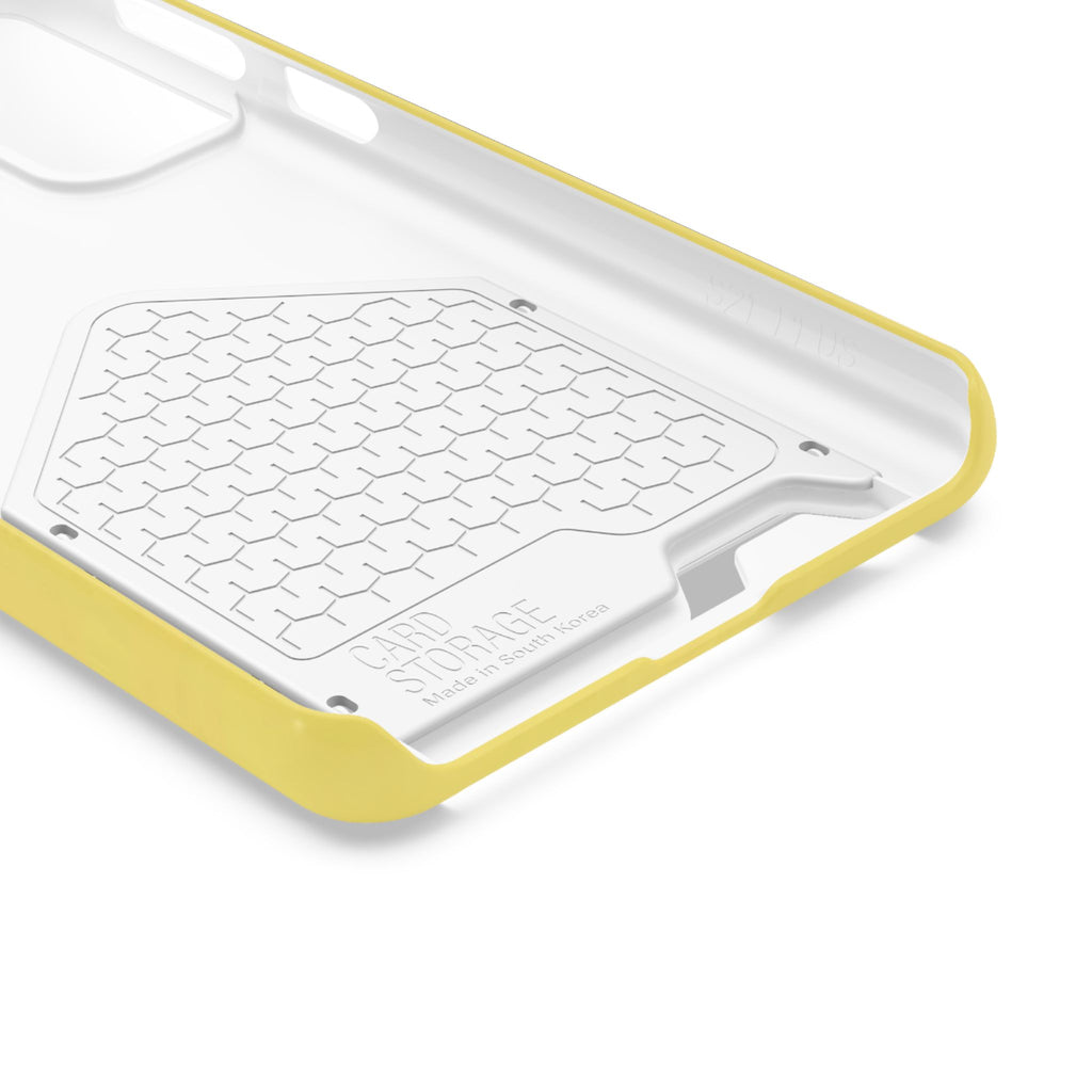 Yellow Card-Holder Phone Case