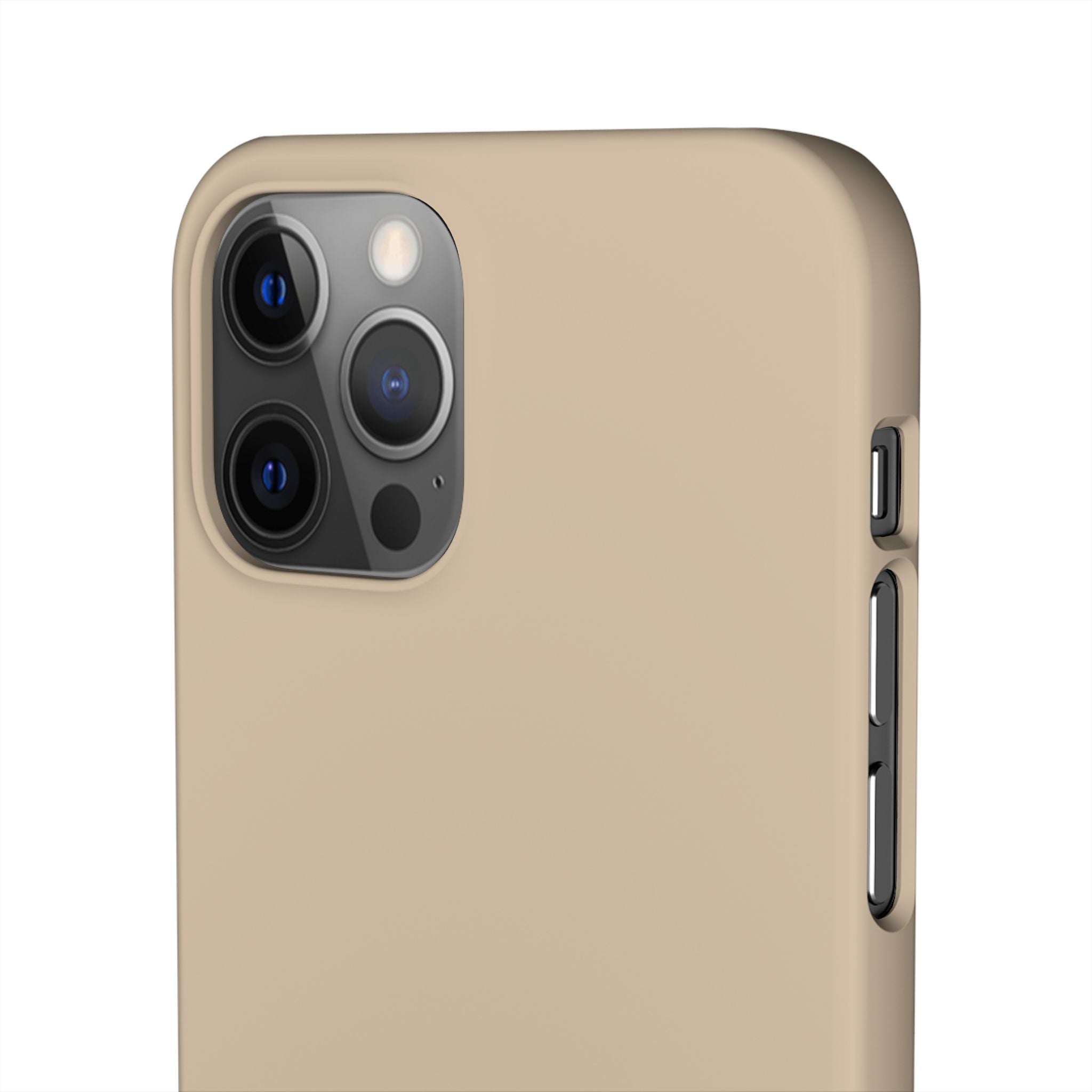Beige Snap Phone Case