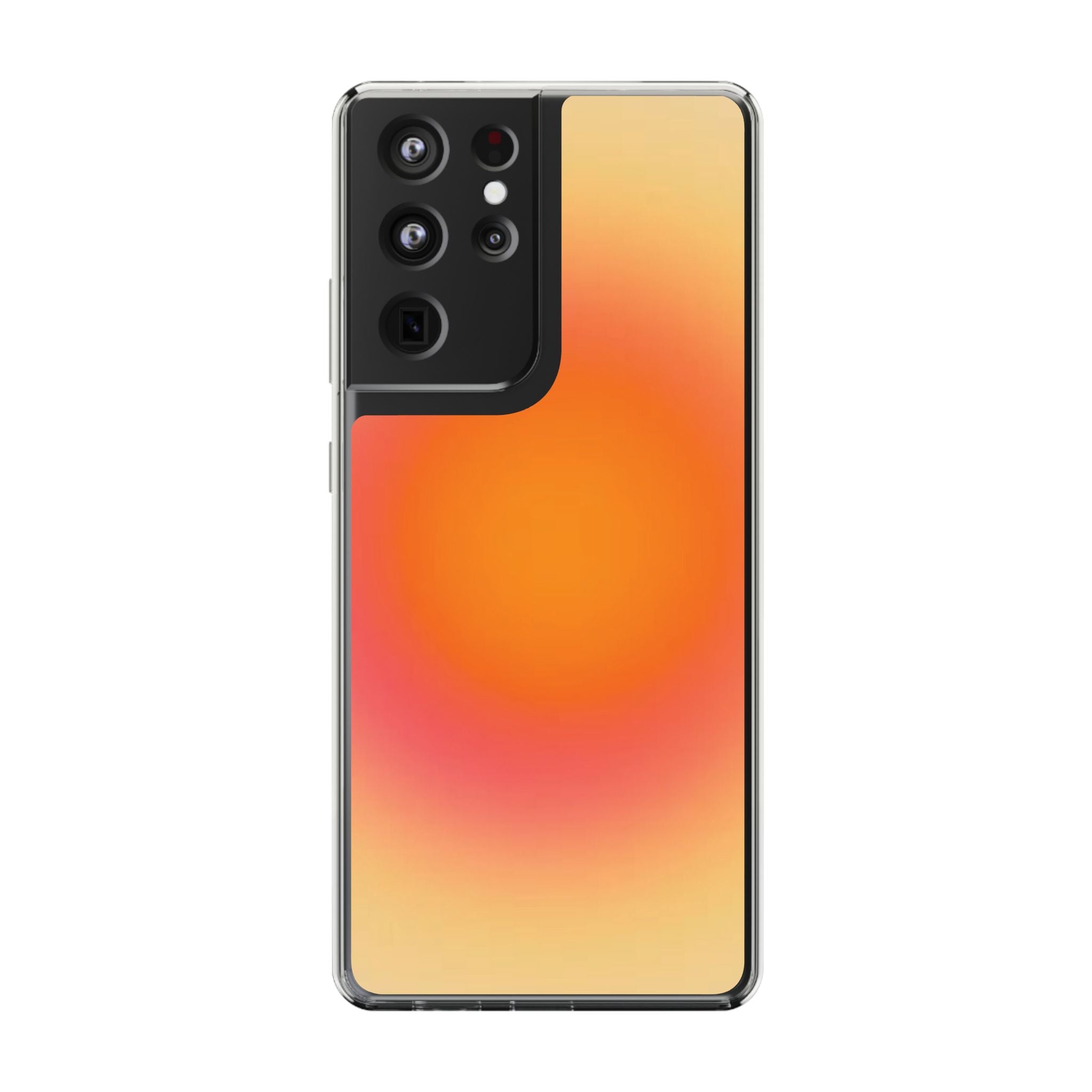 Clear Sunburst Protective Phone Case