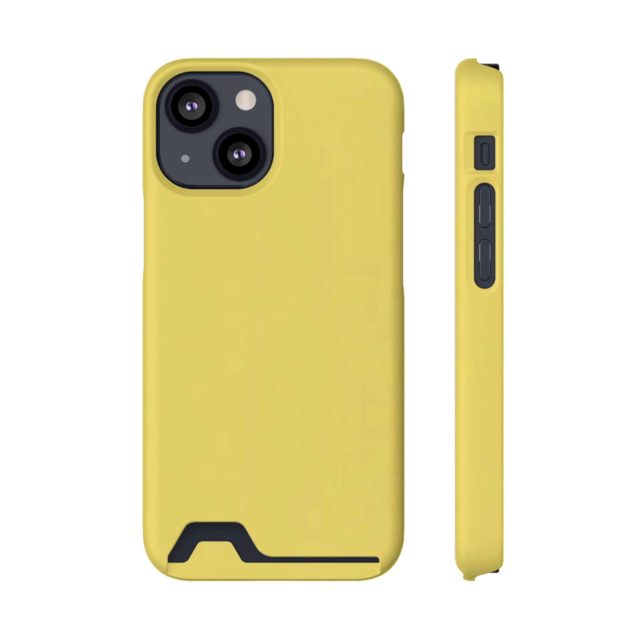 Yellow Card-Holder Phone Case
