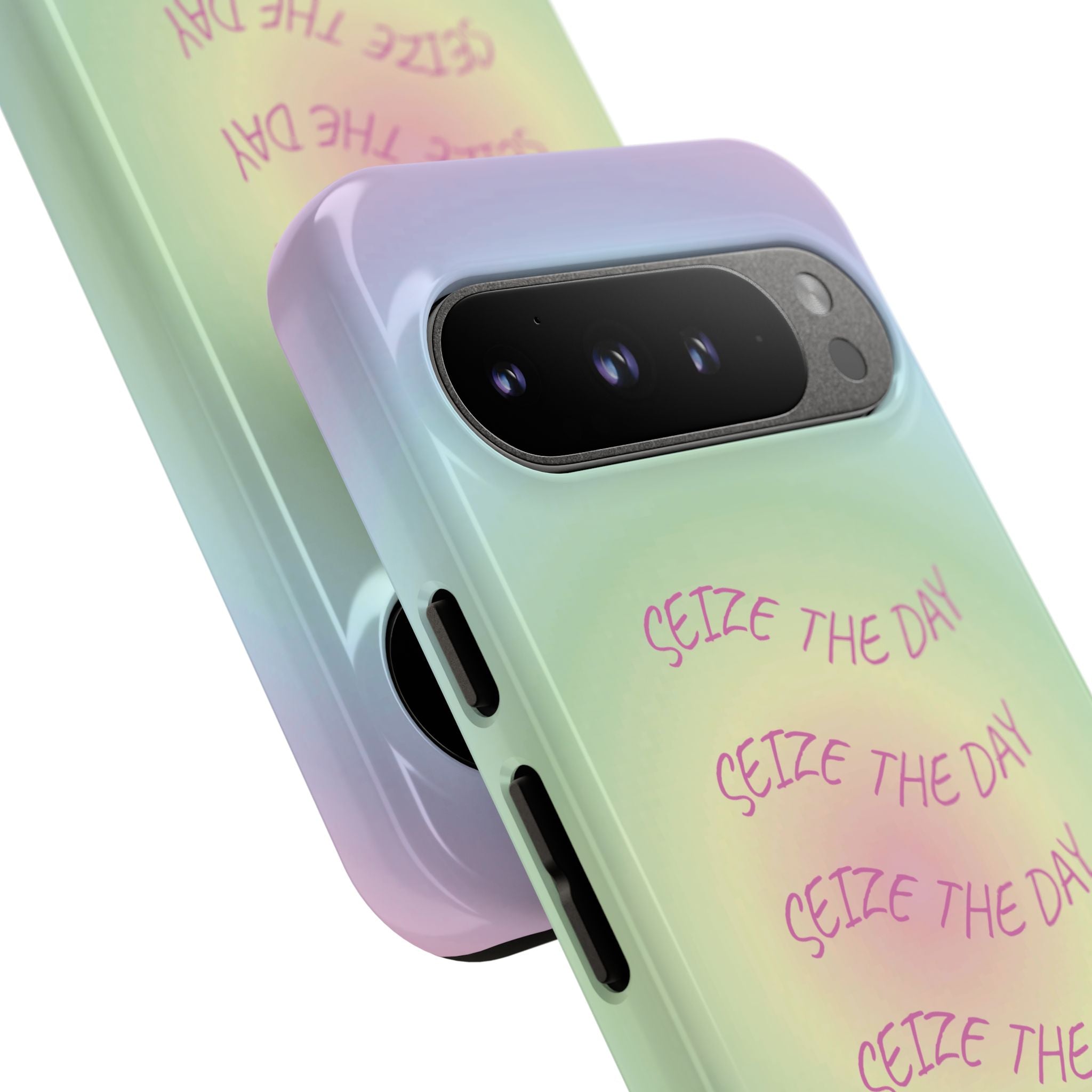 Bermuda Halo Seize The Day Pastel Gradient Tough Phone Case