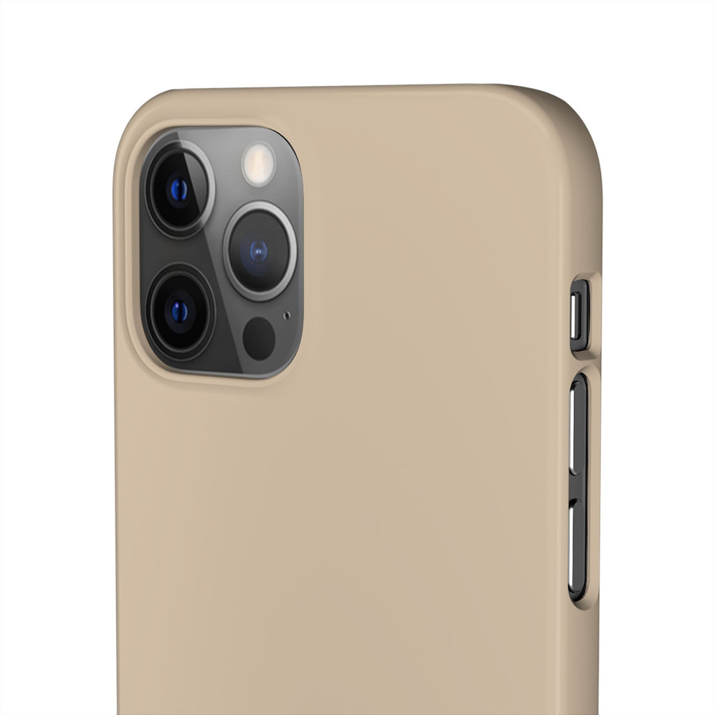 Beige Snap Phone Case
