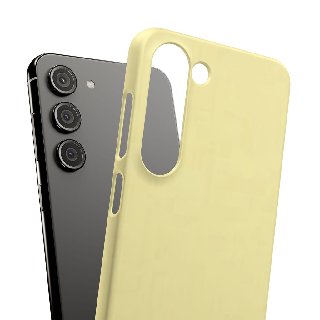 Pale Yellow Snap Phone Case