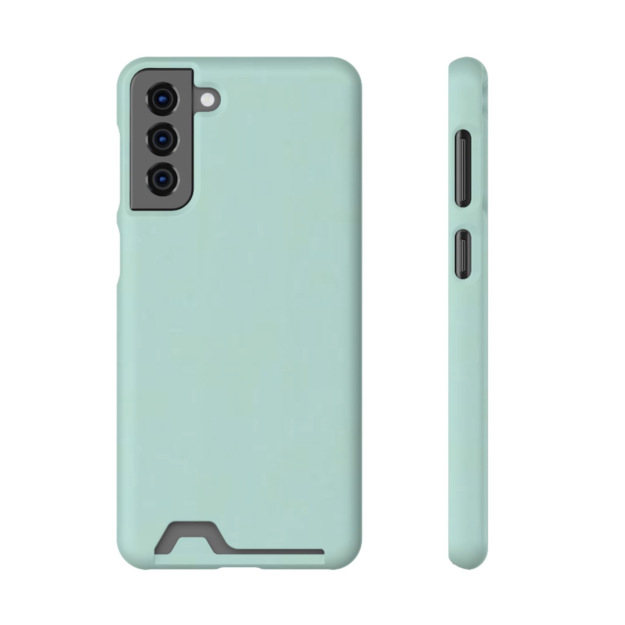 Light Mint Card Holder Phone Case