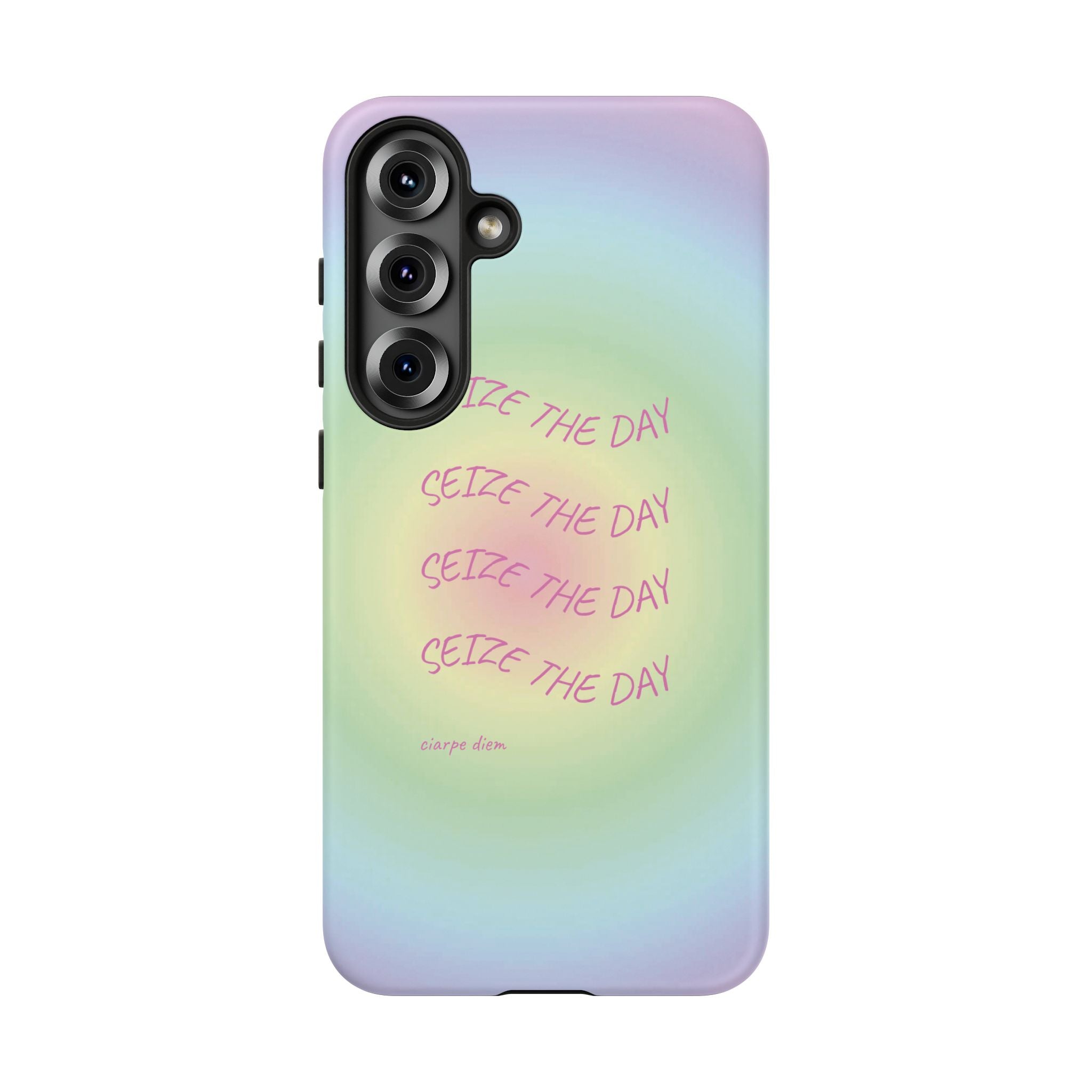 Bermuda Halo Seize The Day Pastel Gradient Tough Phone Case
