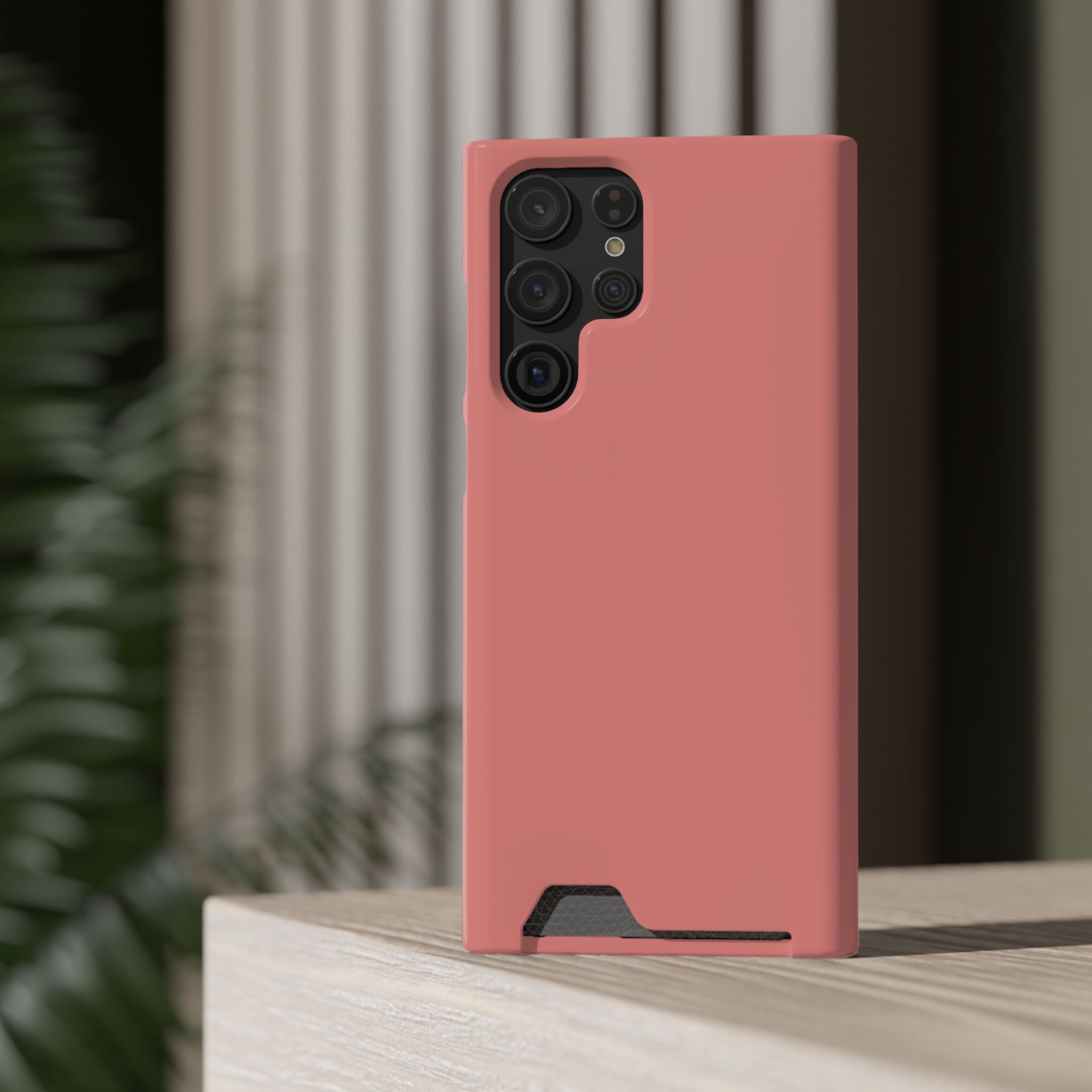 Frosty Pink Card Holder Phone Case