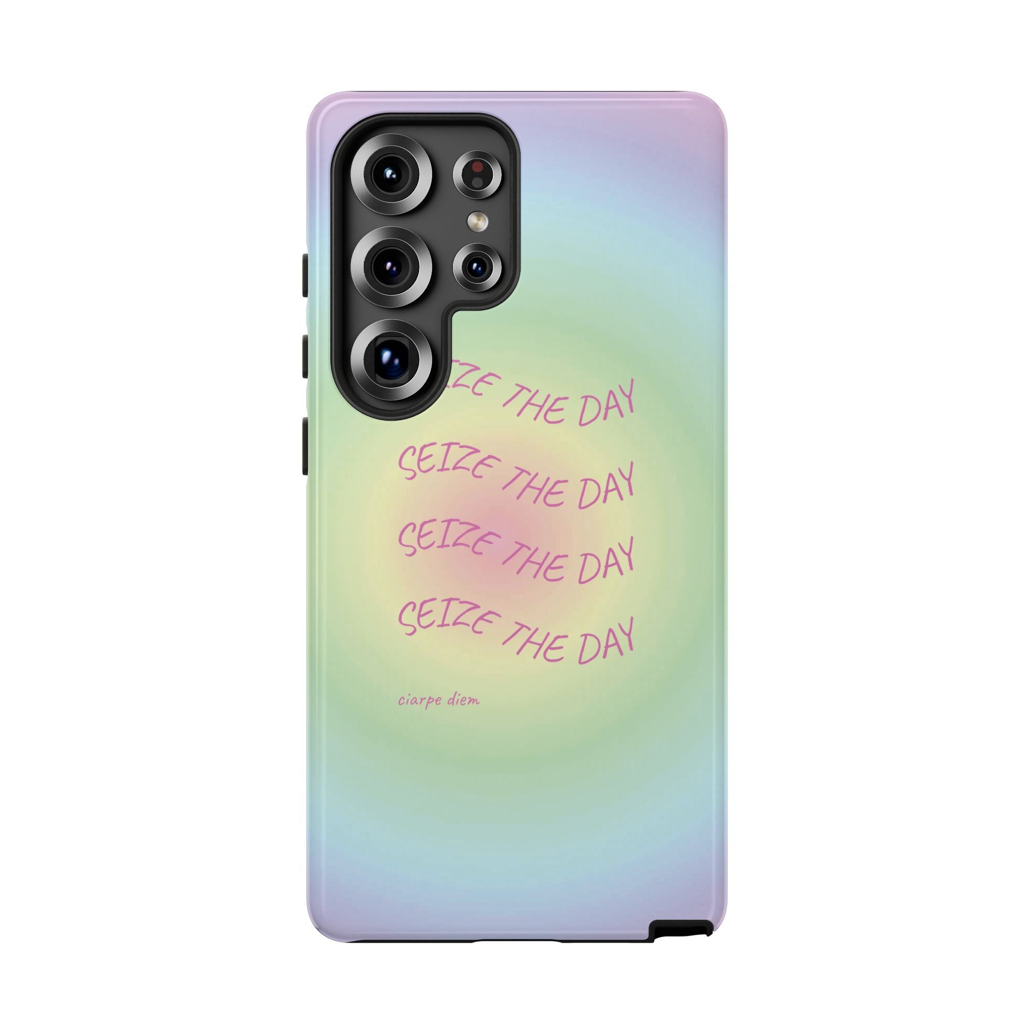 Bermuda Halo Seize The Day Pastel Gradient Tough Phone Case