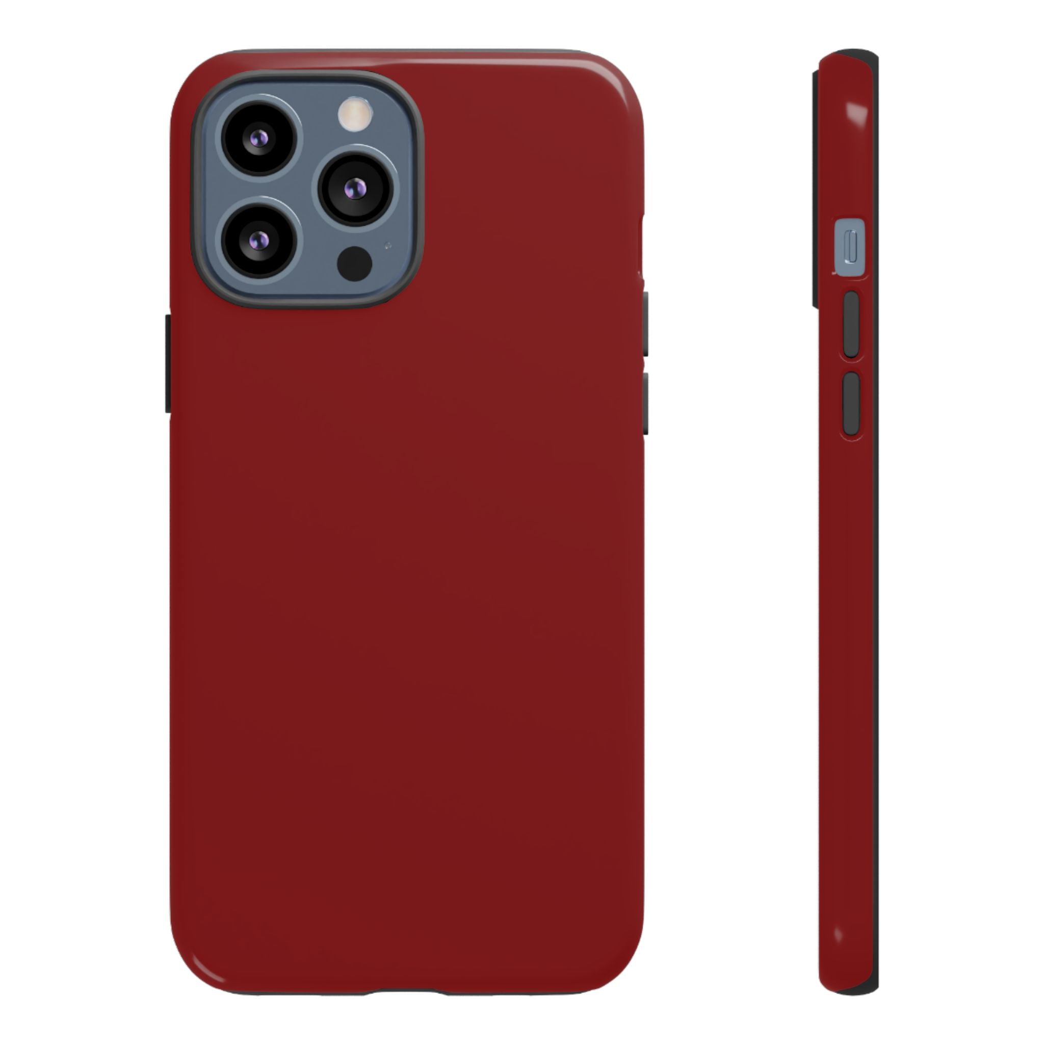 Dark Red Protective Phone Case