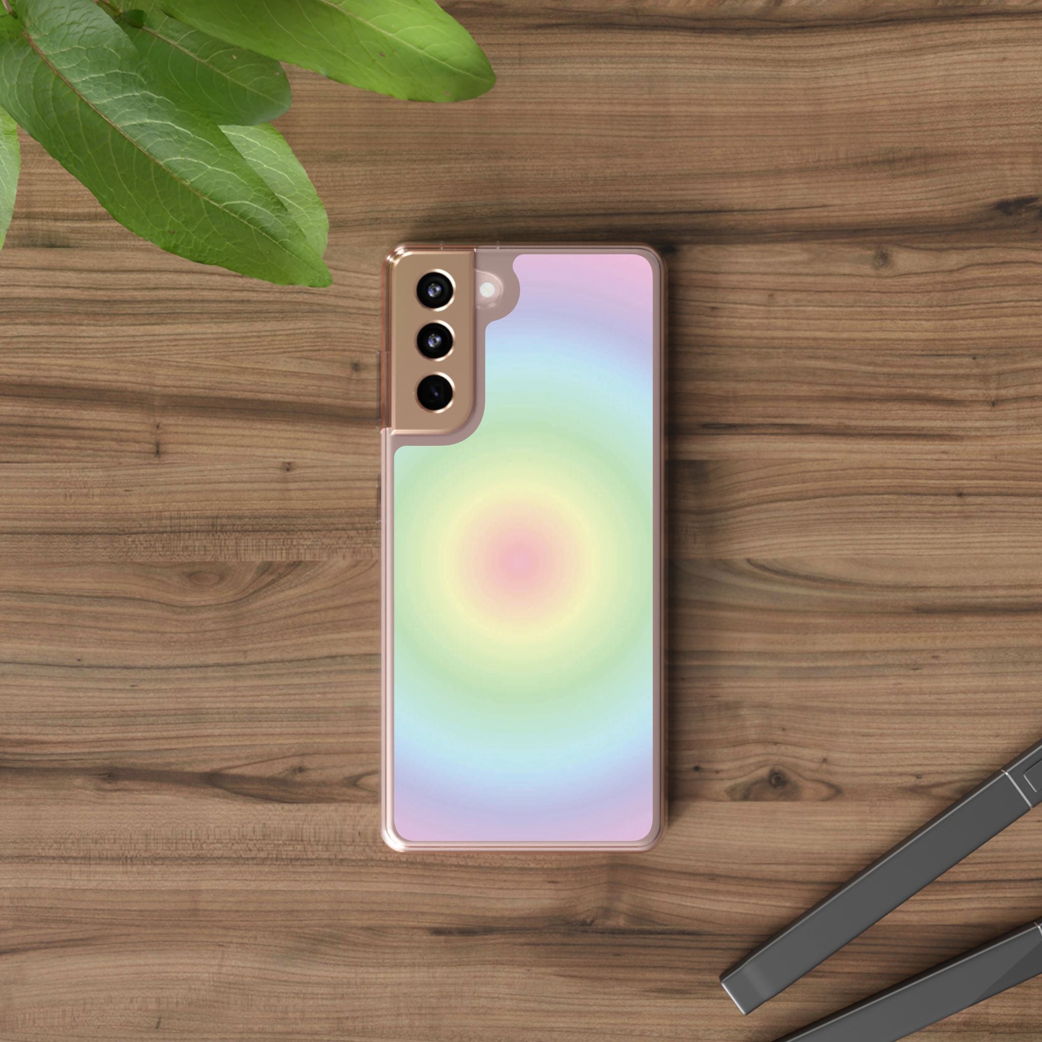 Clear Bermuda Halo Gradient Protective Cover