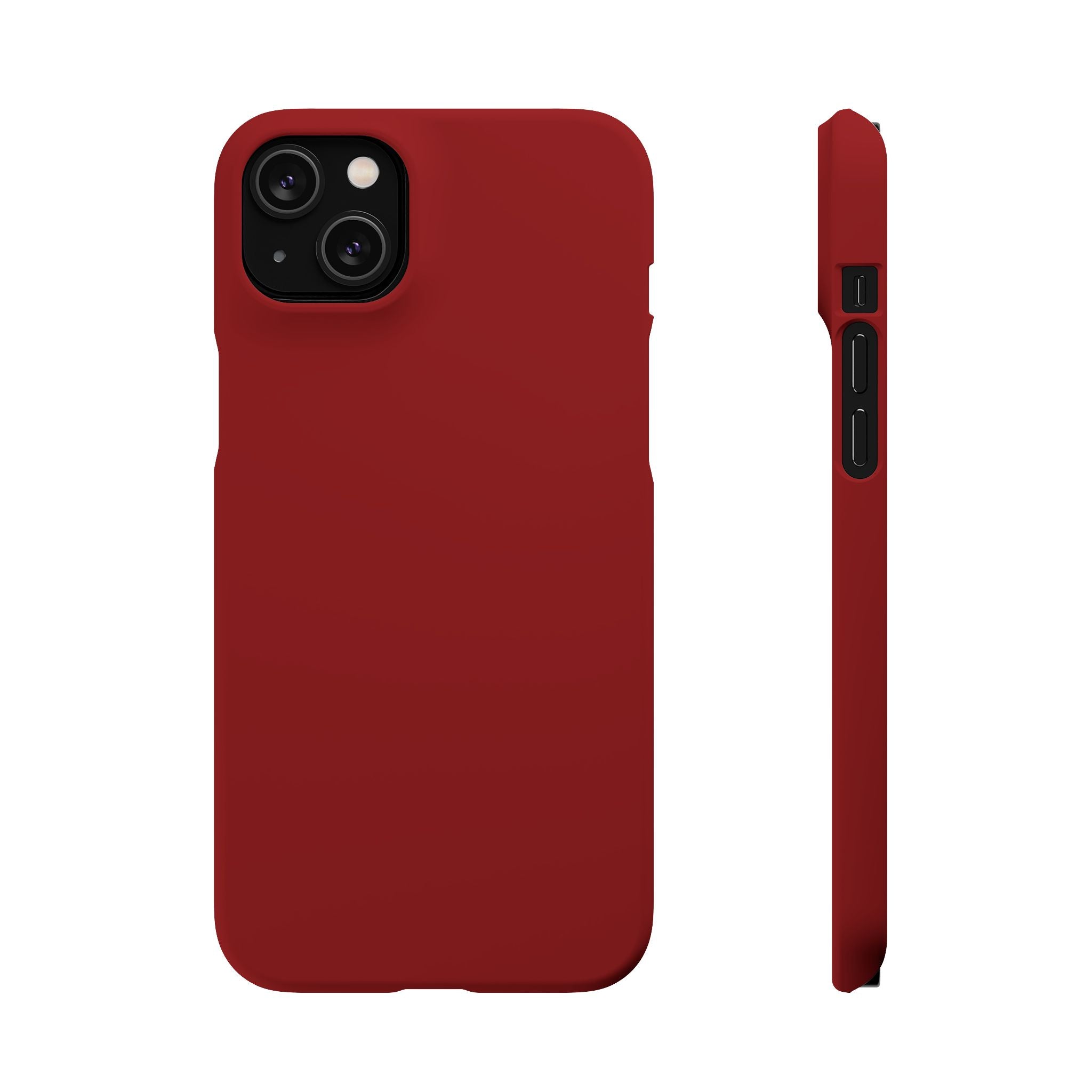 Dark Red Snap Phone Case