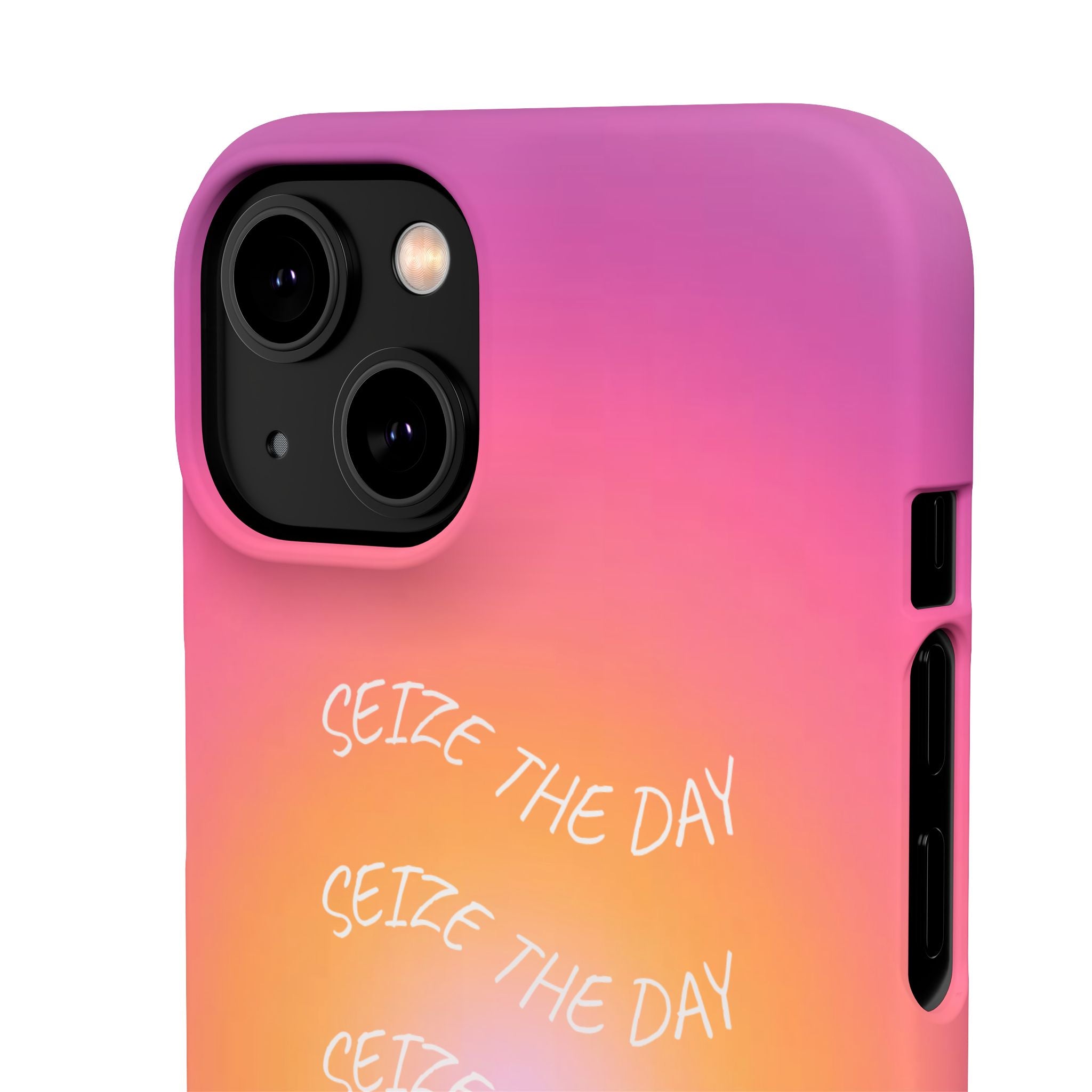 Carpe Diem Sunburst Gradient Snap Phone Case