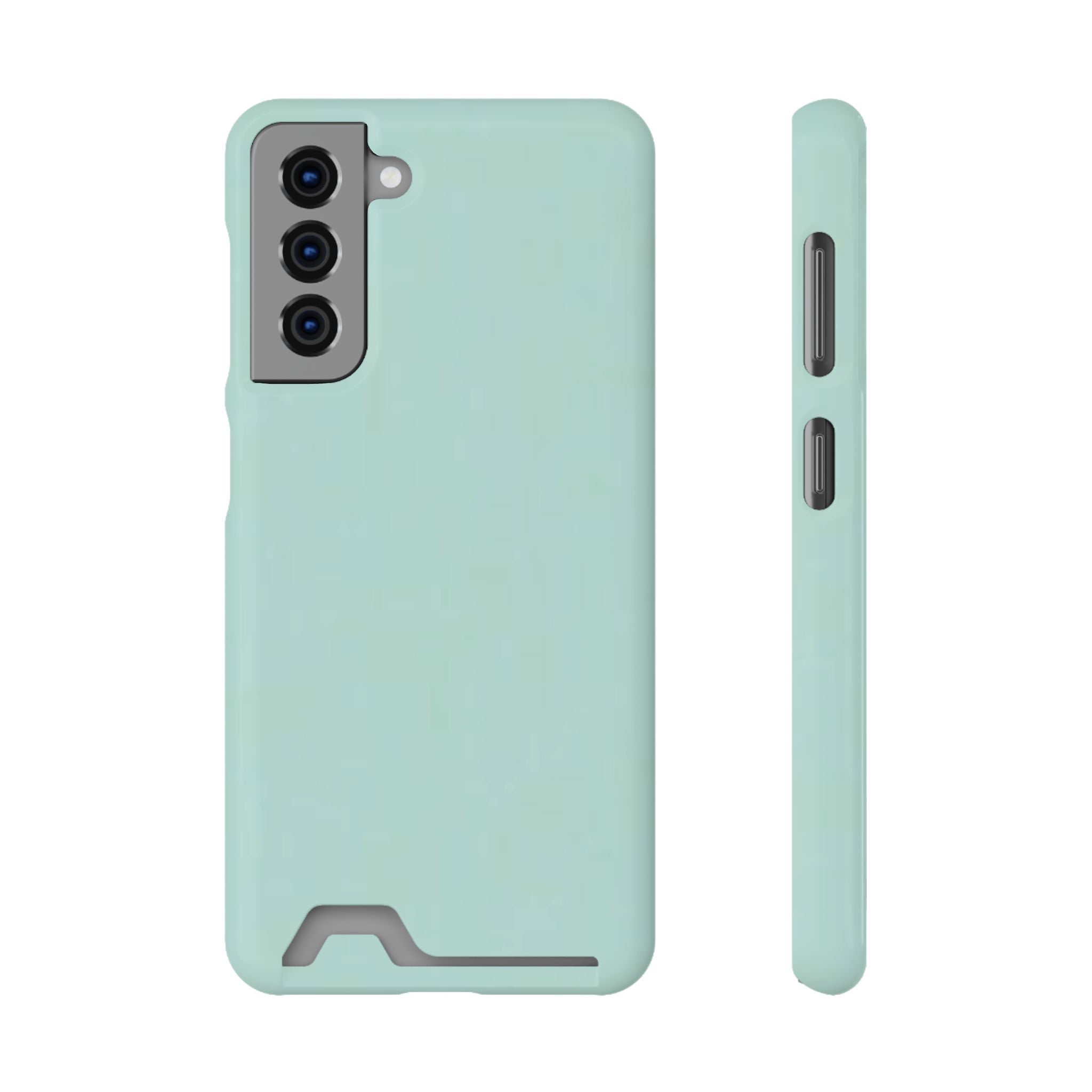 Light Mint Card Holder Phone Case