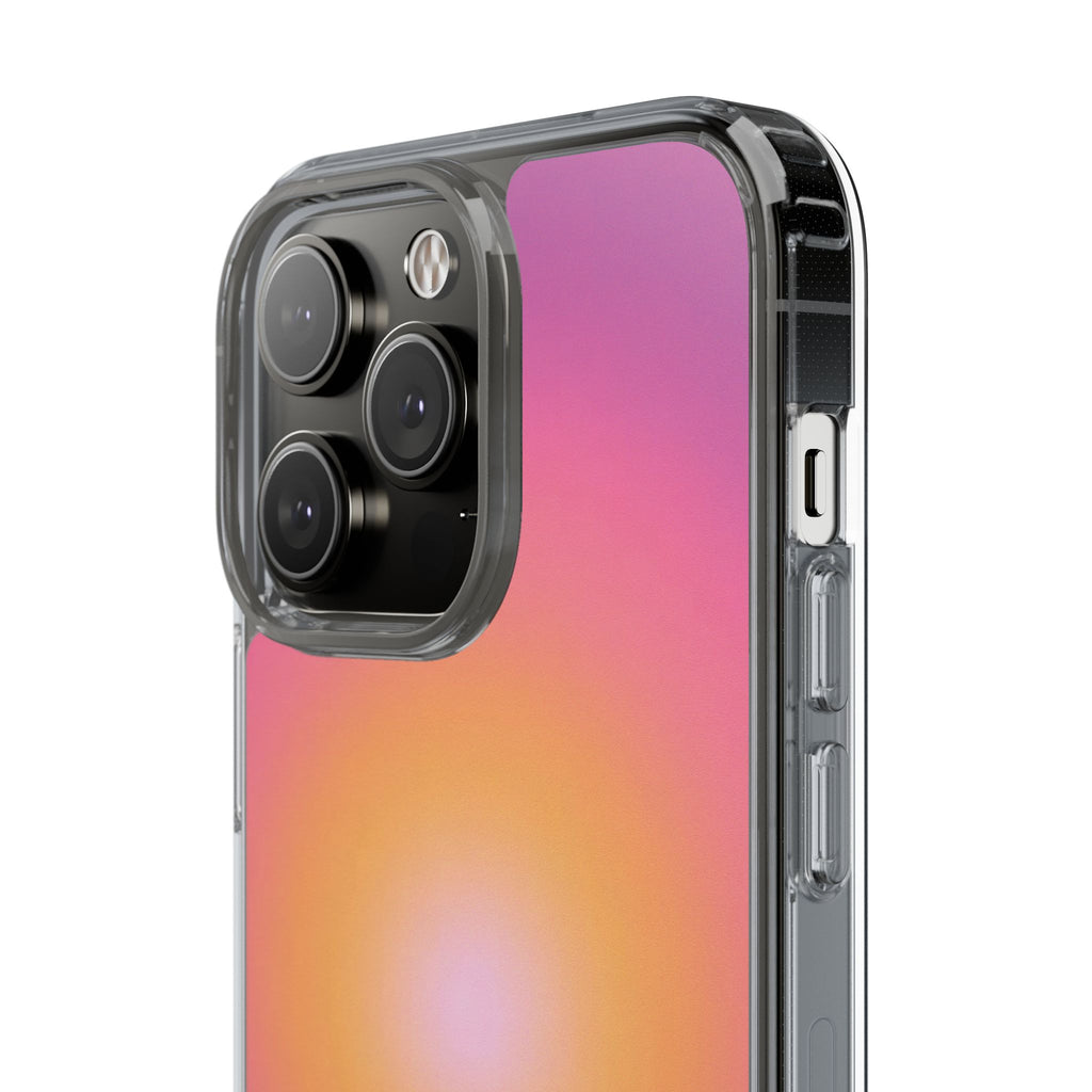 Sunset Gradient Clear Protective Cover
