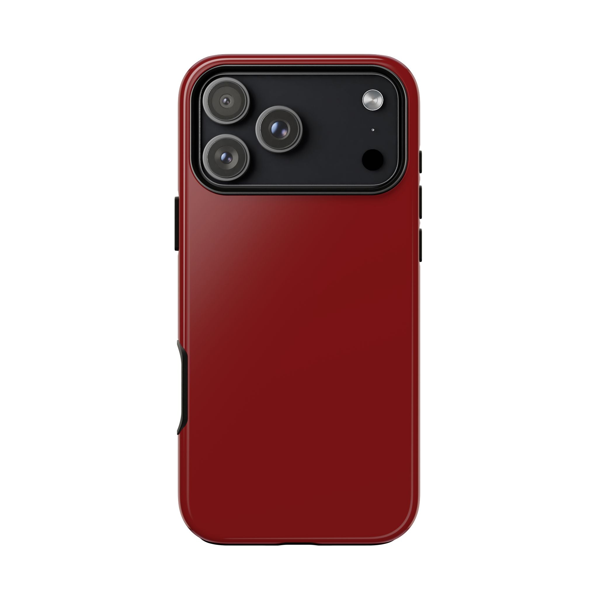 Dark Red Protective Phone Case