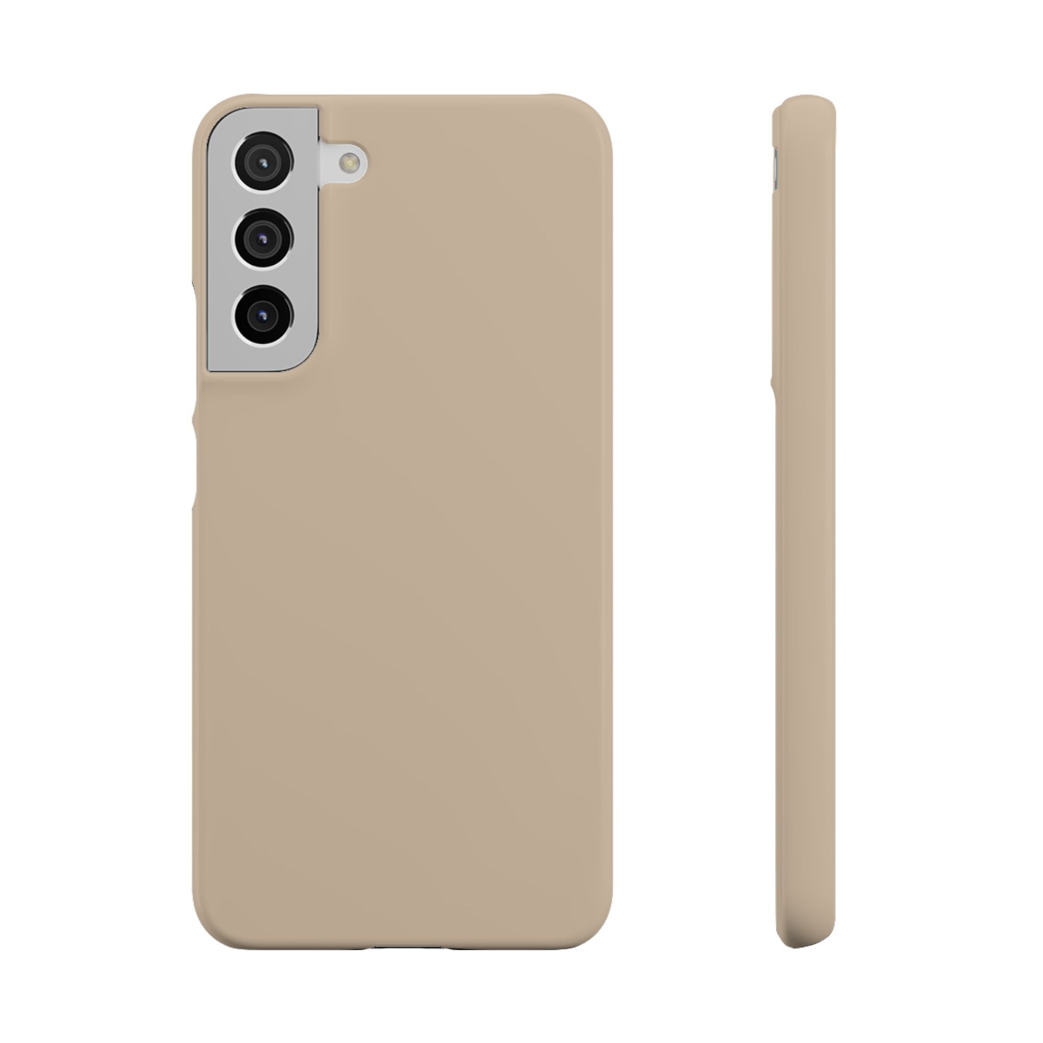 Beige Snap Phone Case