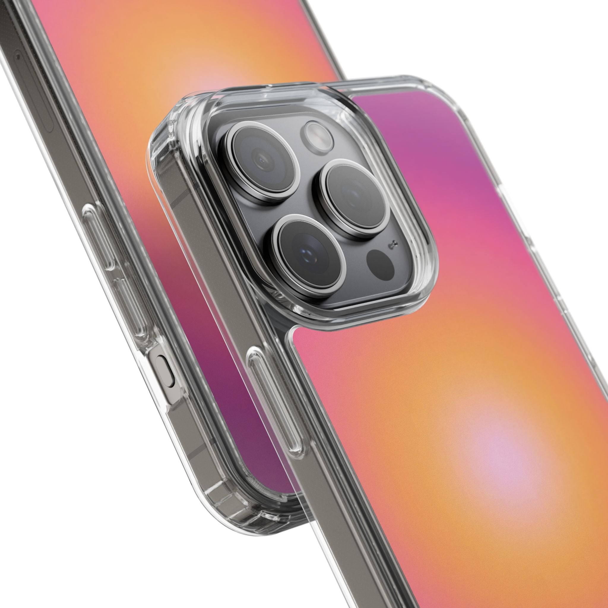 Sunset Gradient Clear Protective Cover