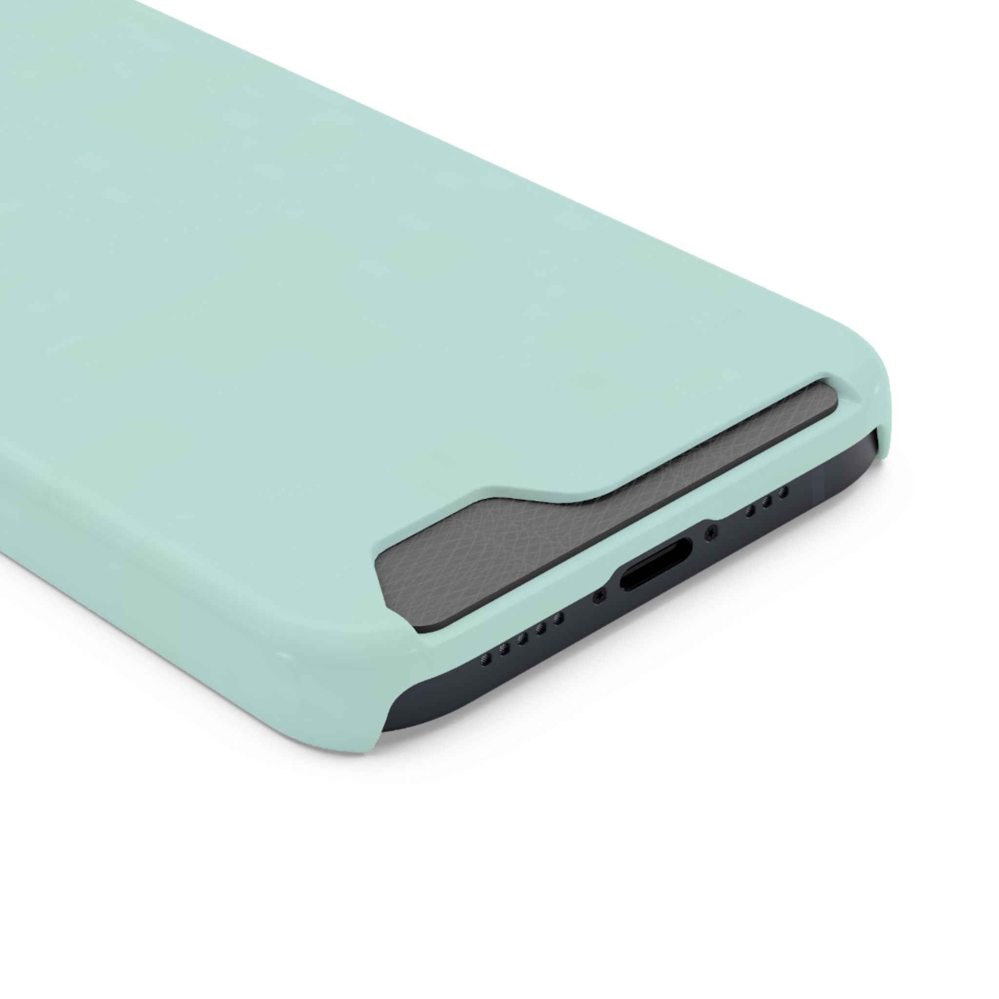 Light Mint Card Holder Phone Case