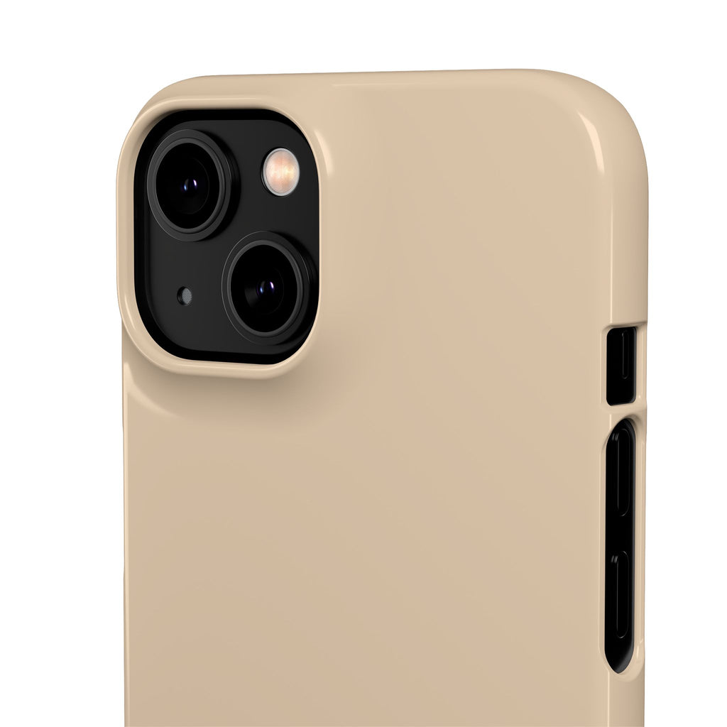 Beige Snap Phone Case