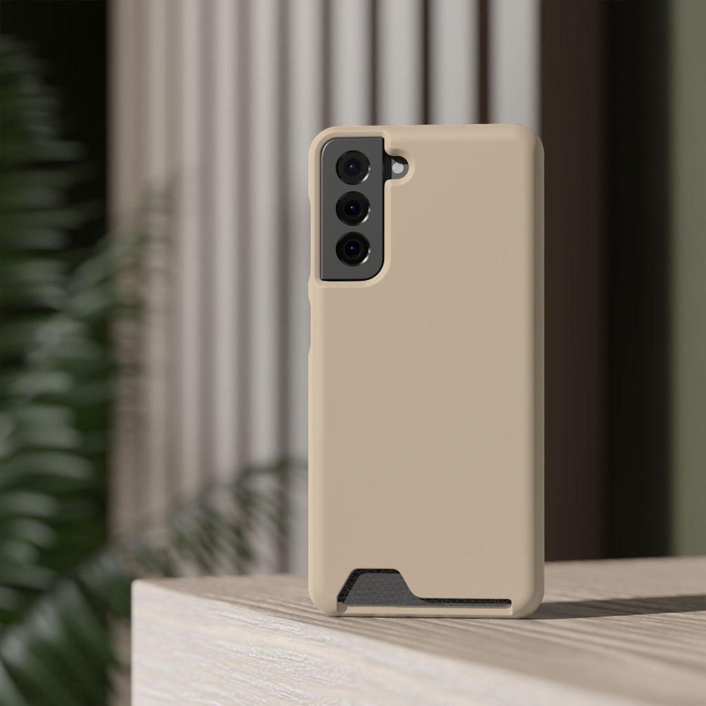 Beige Card-Holder Phone Case