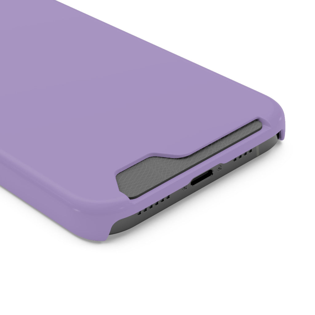 Lilac Card Holder Phone Case