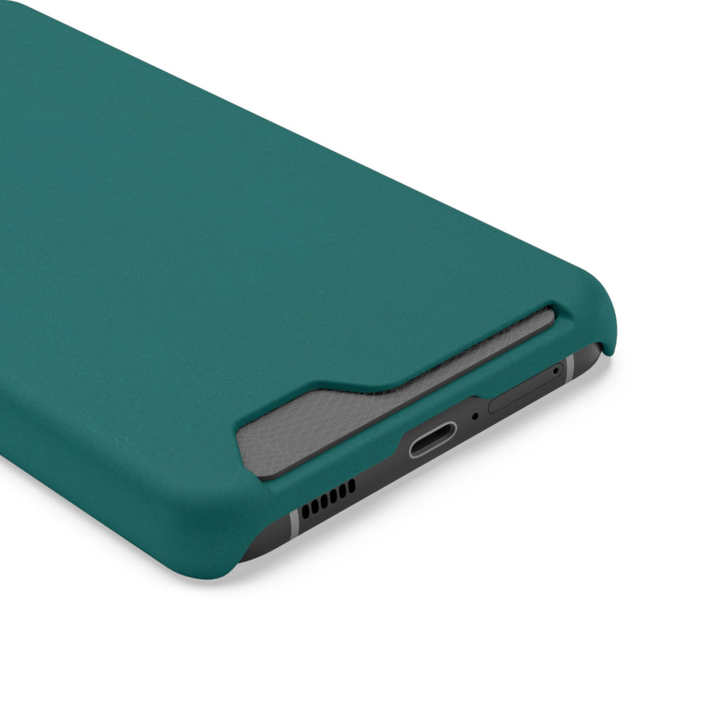 Sea Green Card Holder Phone Case