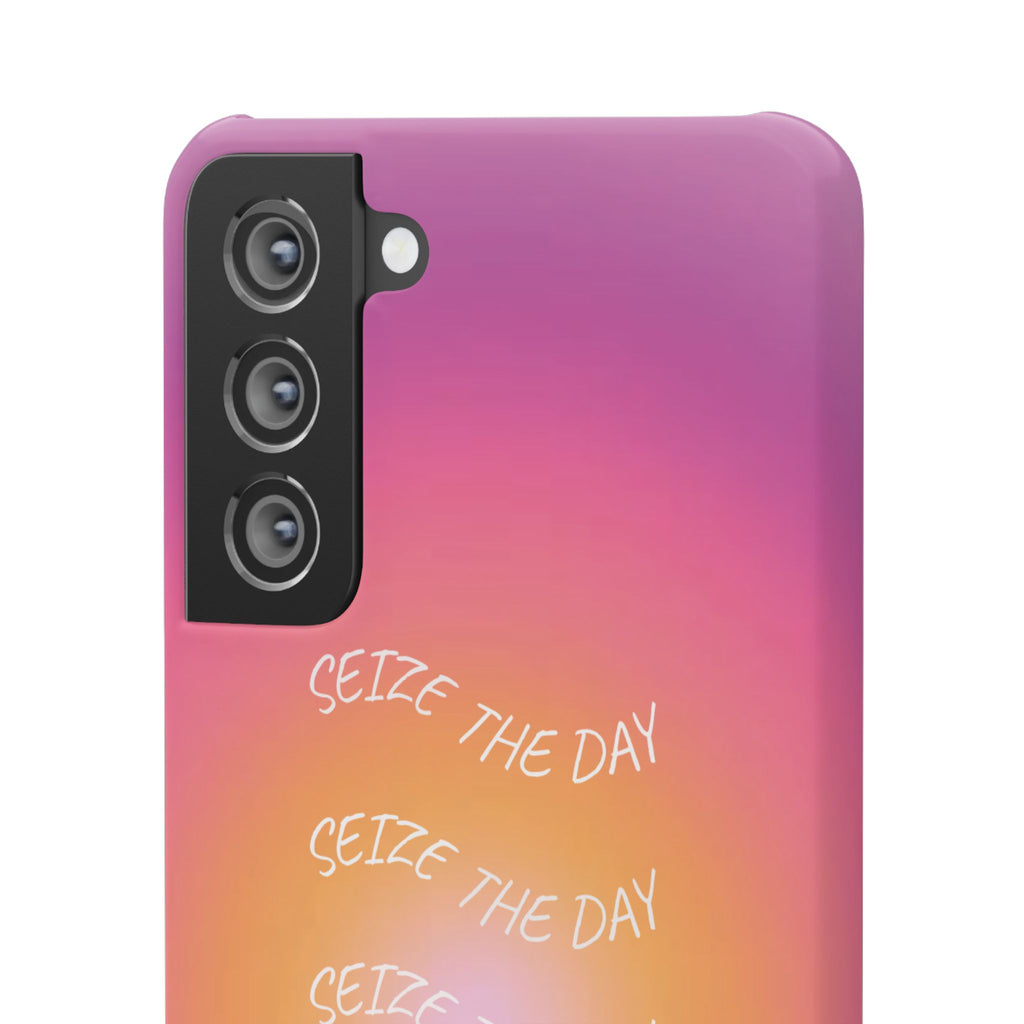 Carpe Diem Sunburst Gradient Snap Phone Case