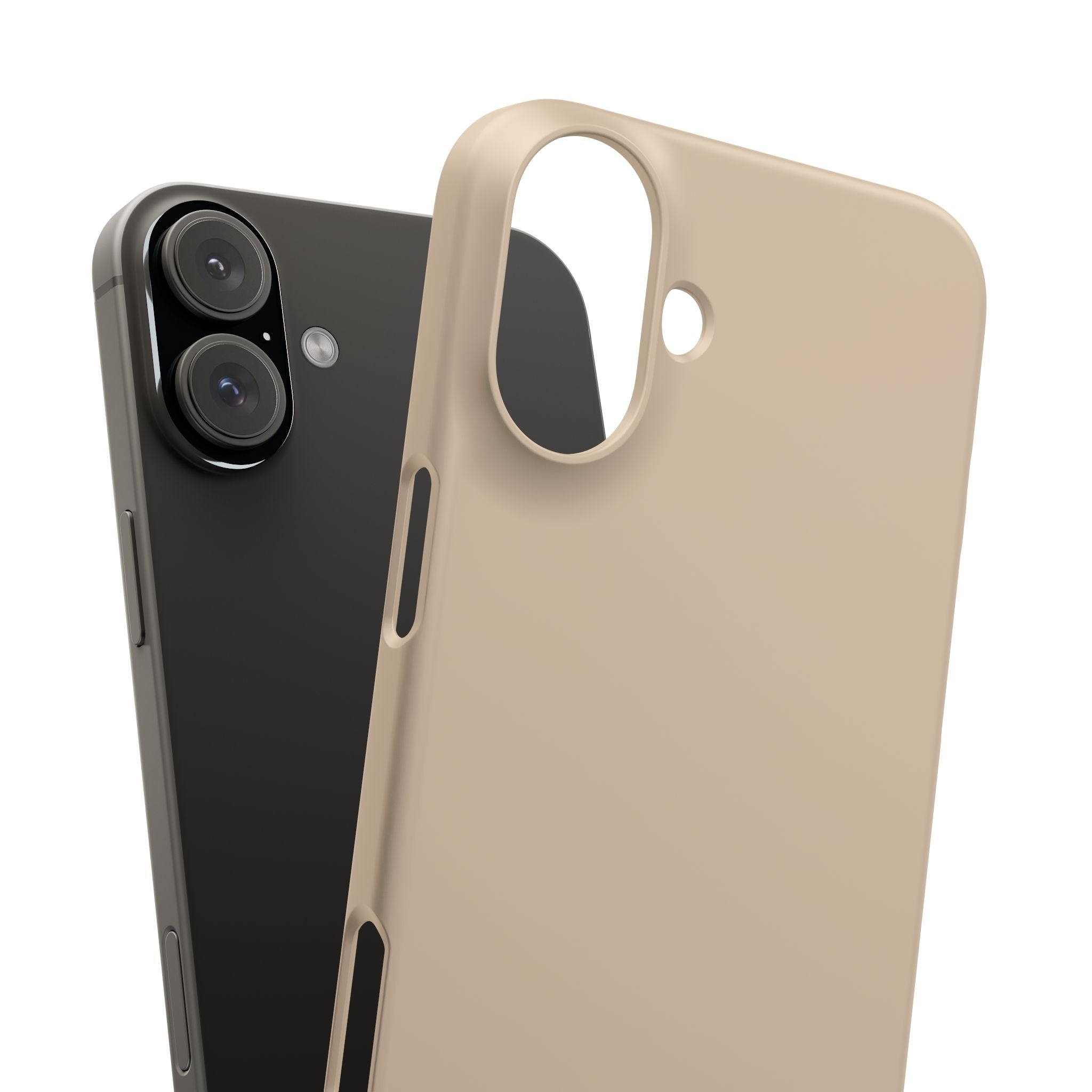 Beige Snap Phone Case