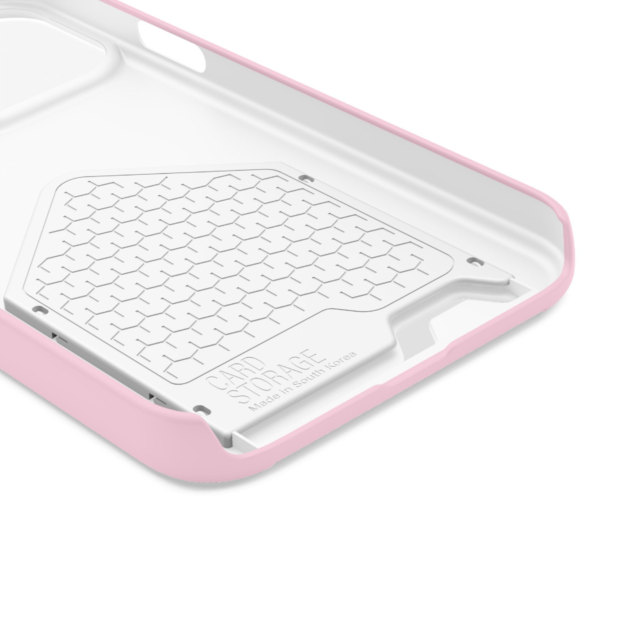 Pale Pink Card-Holder Phone Case