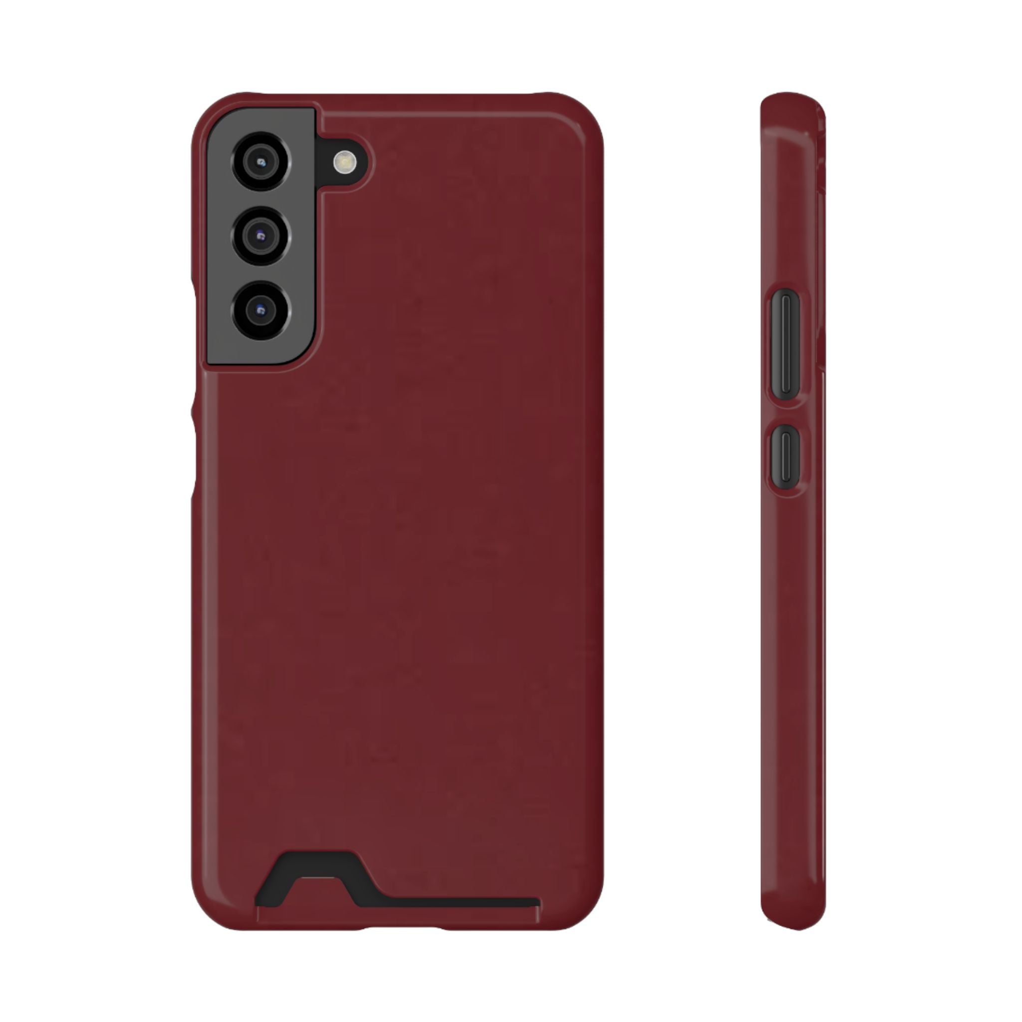 Dark Cherry Card Holder Phone Case