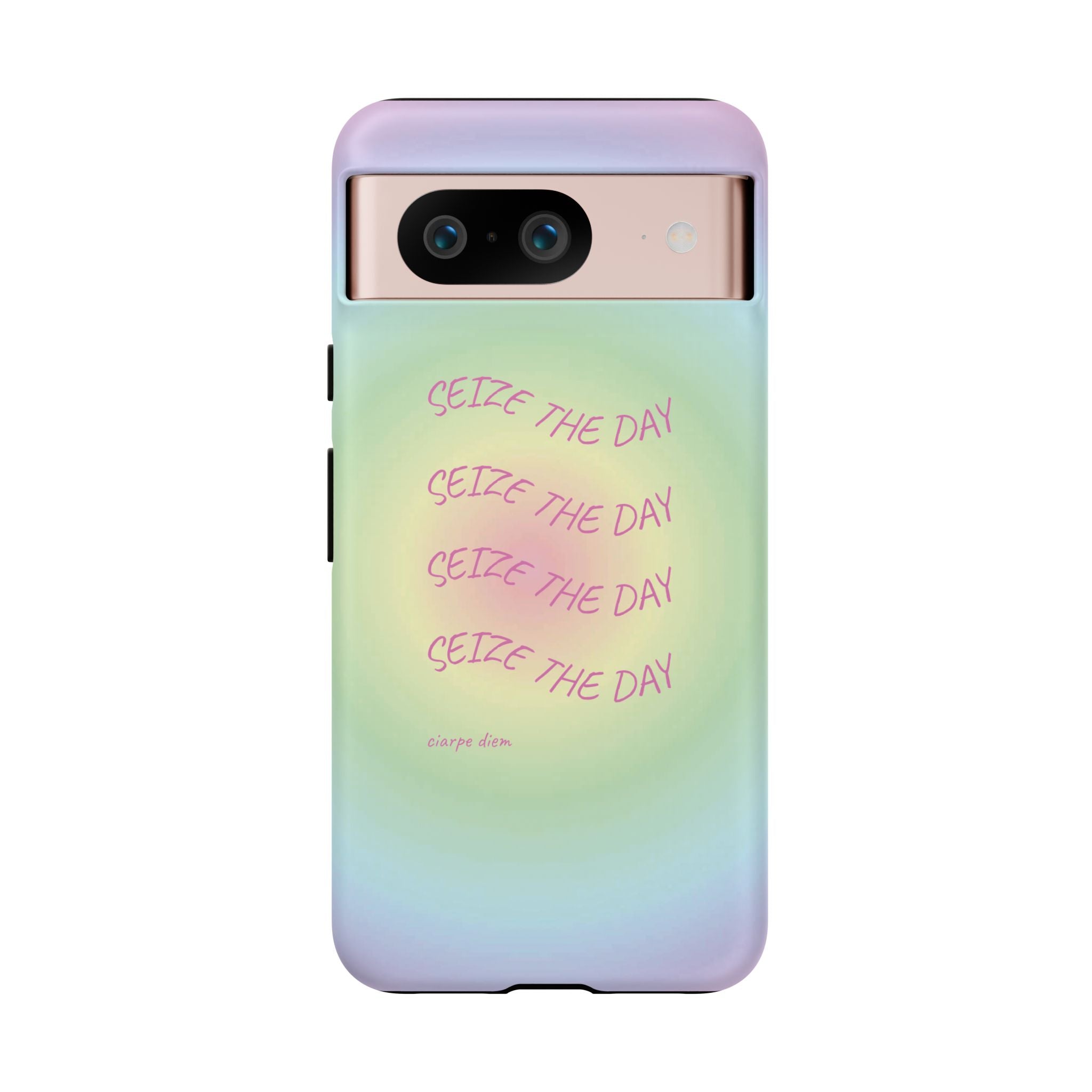 Bermuda Halo Seize The Day Pastel Gradient Tough Phone Case