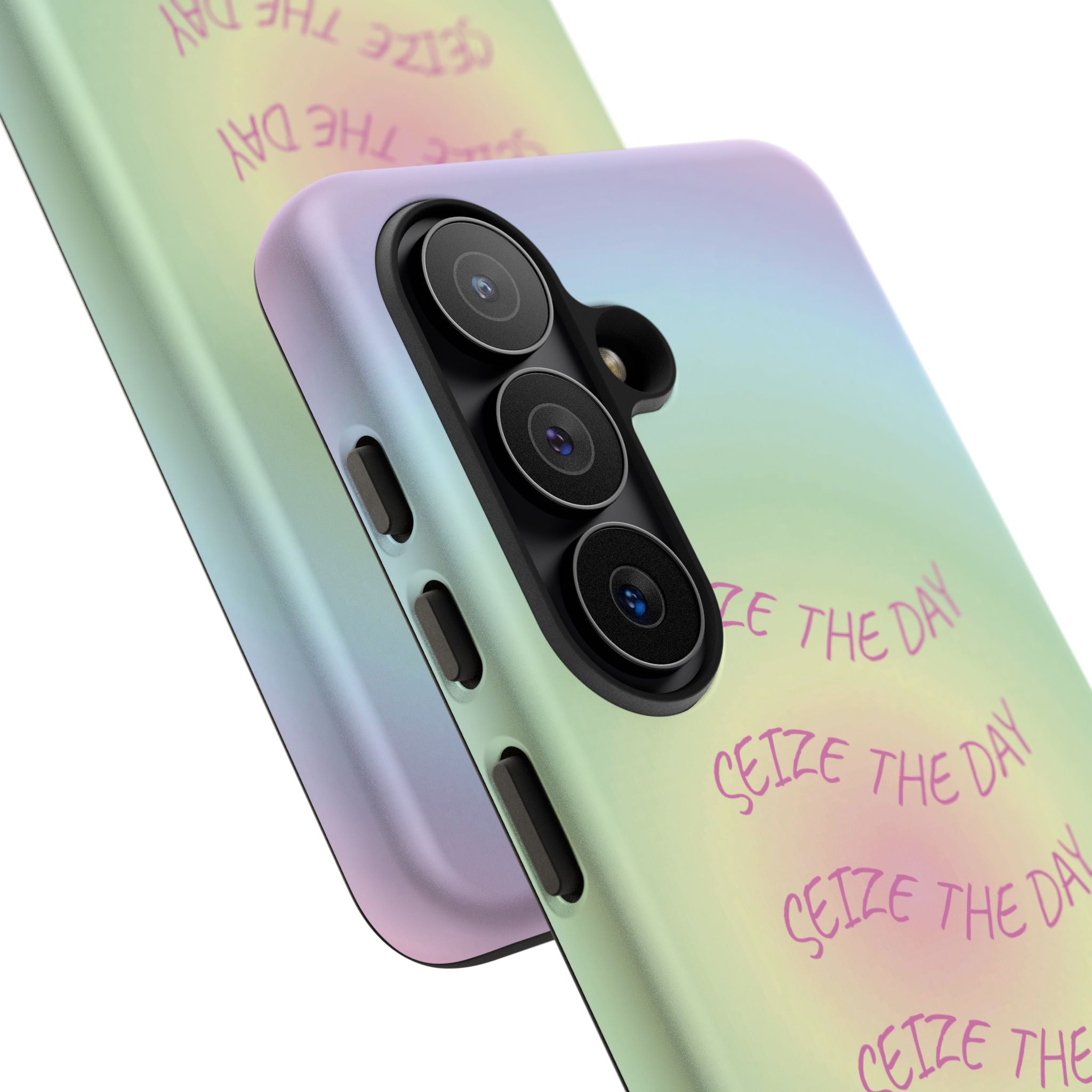 Bermuda Halo Seize The Day Pastel Gradient Tough Phone Case