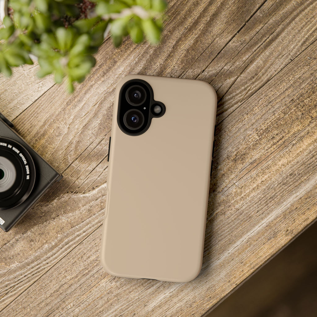 Beige Protective Phone Case
