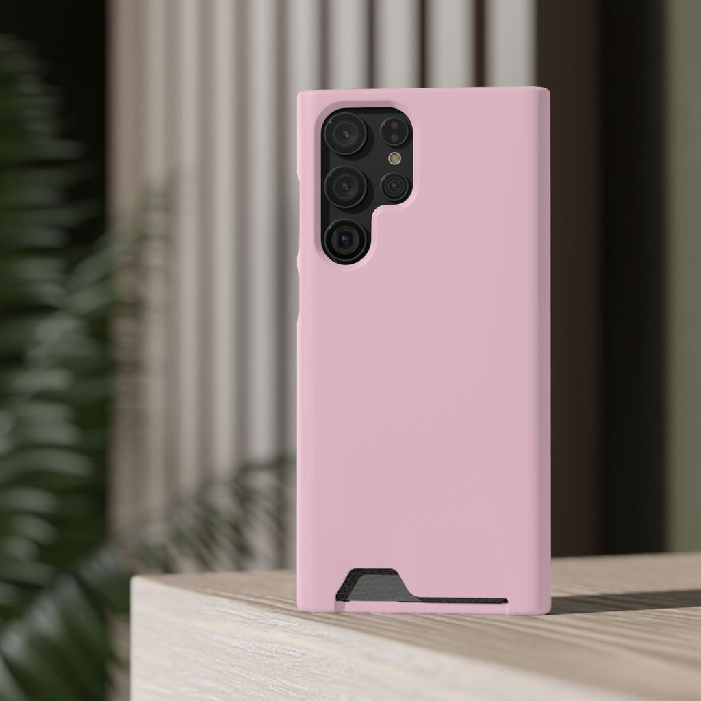 Pale Pink Card-Holder Phone Case