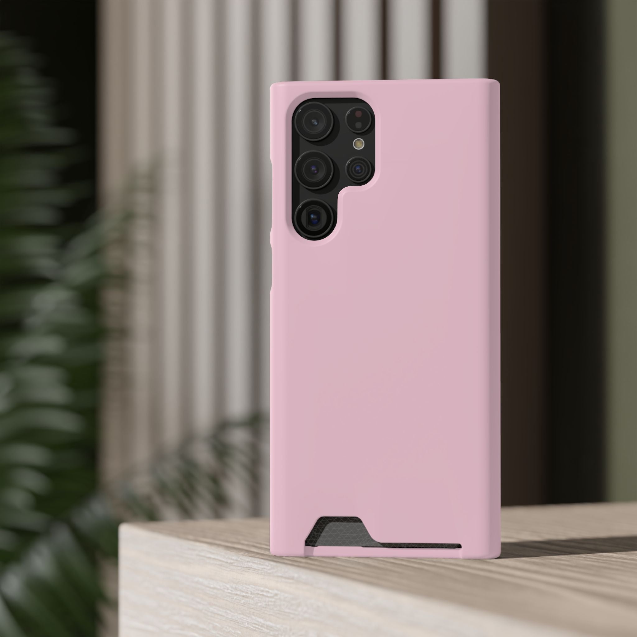 Pale Pink Card-Holder Phone Case