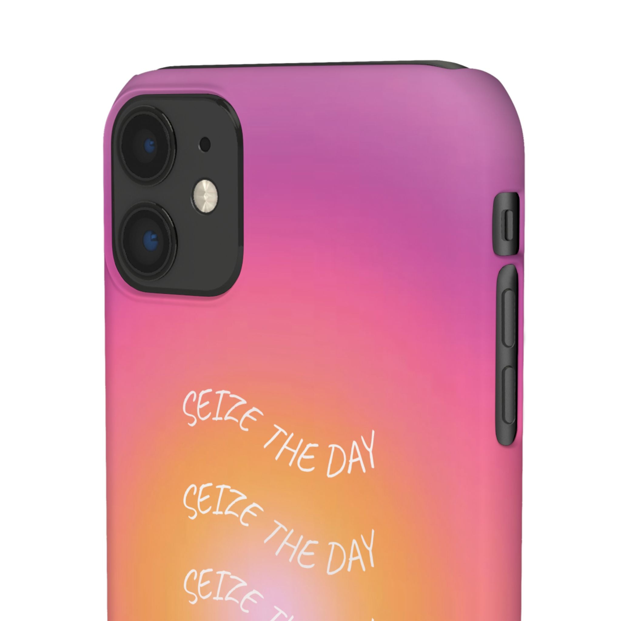 Carpe Diem Sunburst Gradient Snap Phone Case