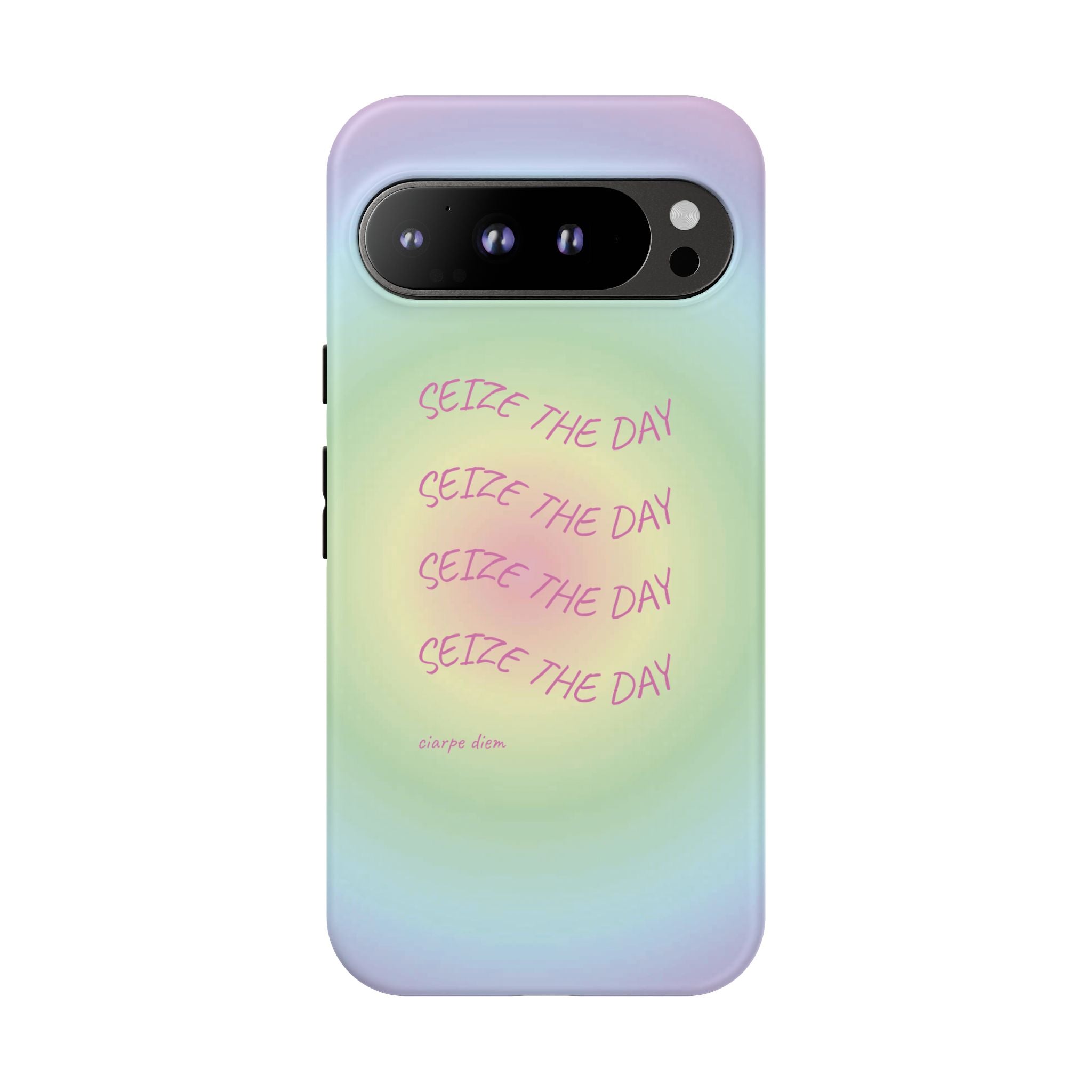 Bermuda Halo Seize The Day Pastel Gradient Tough Phone Case