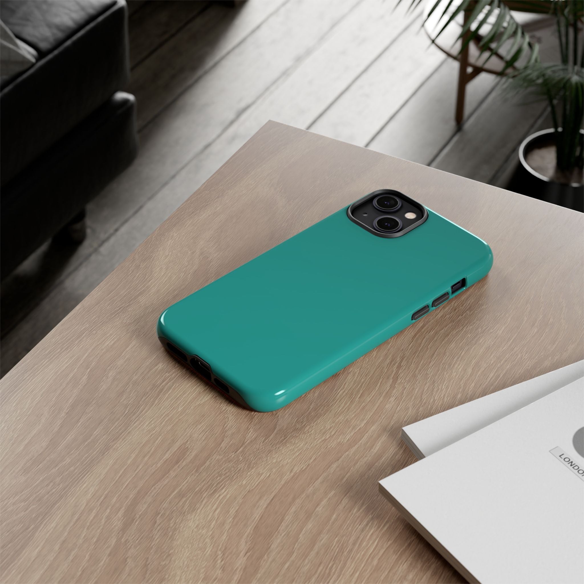 Teal Protective Phone Case