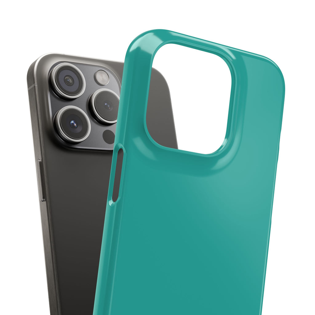 Teal Snap Phone Case