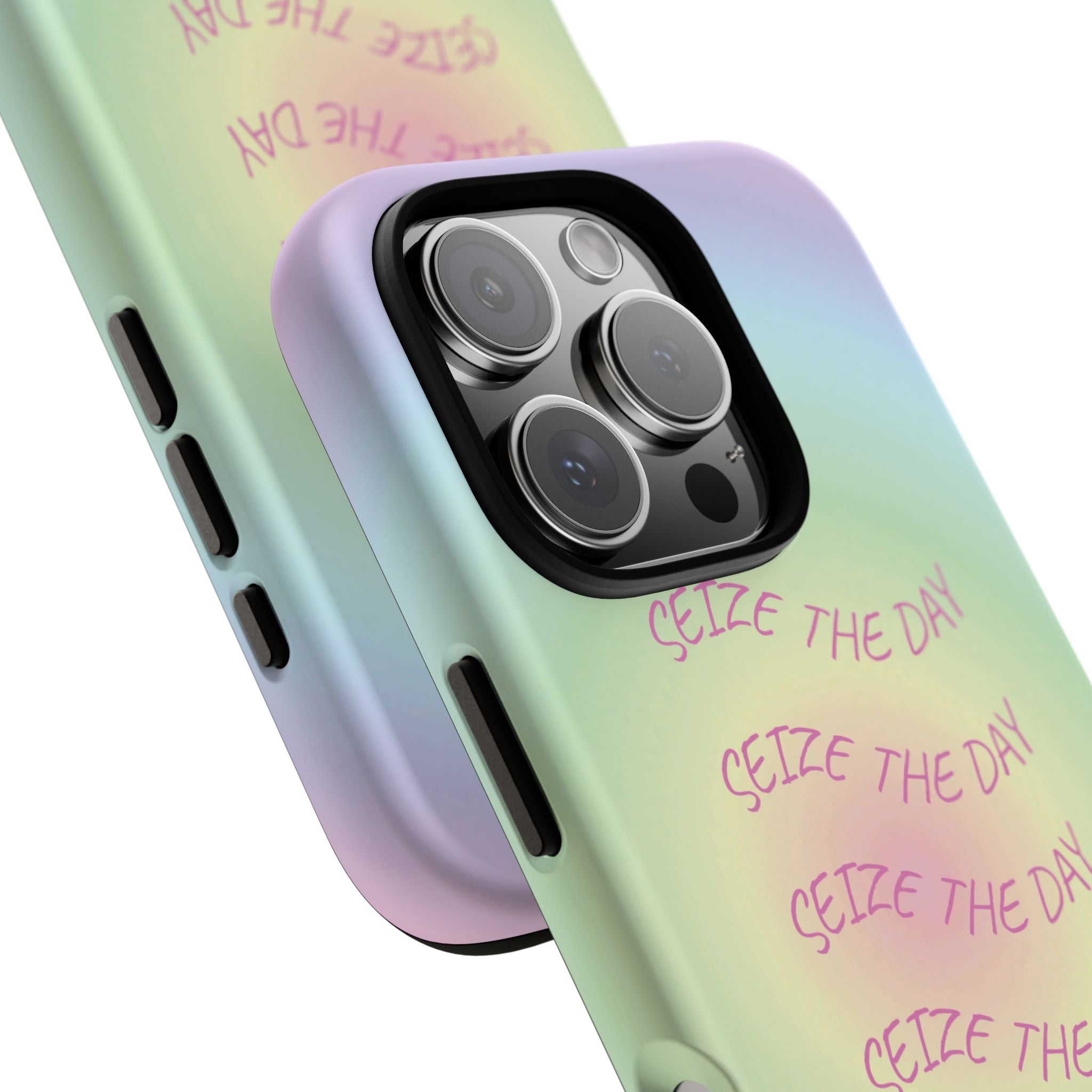 Bermuda Halo Seize The Day Pastel Gradient Tough Phone Case
