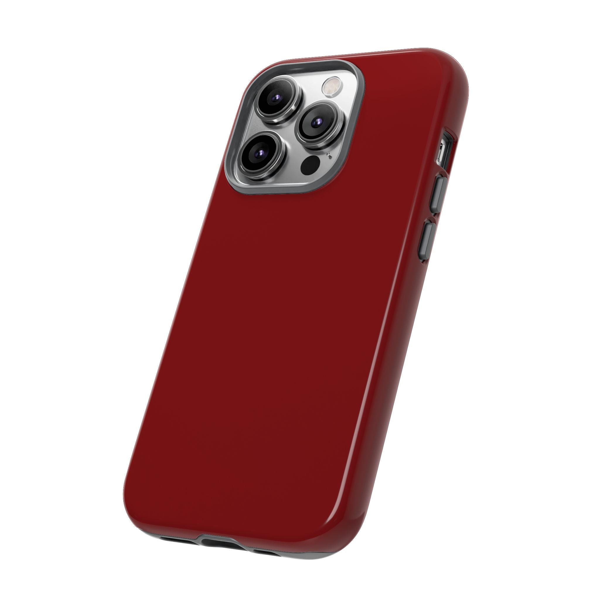 Dark Red Protective Phone Case