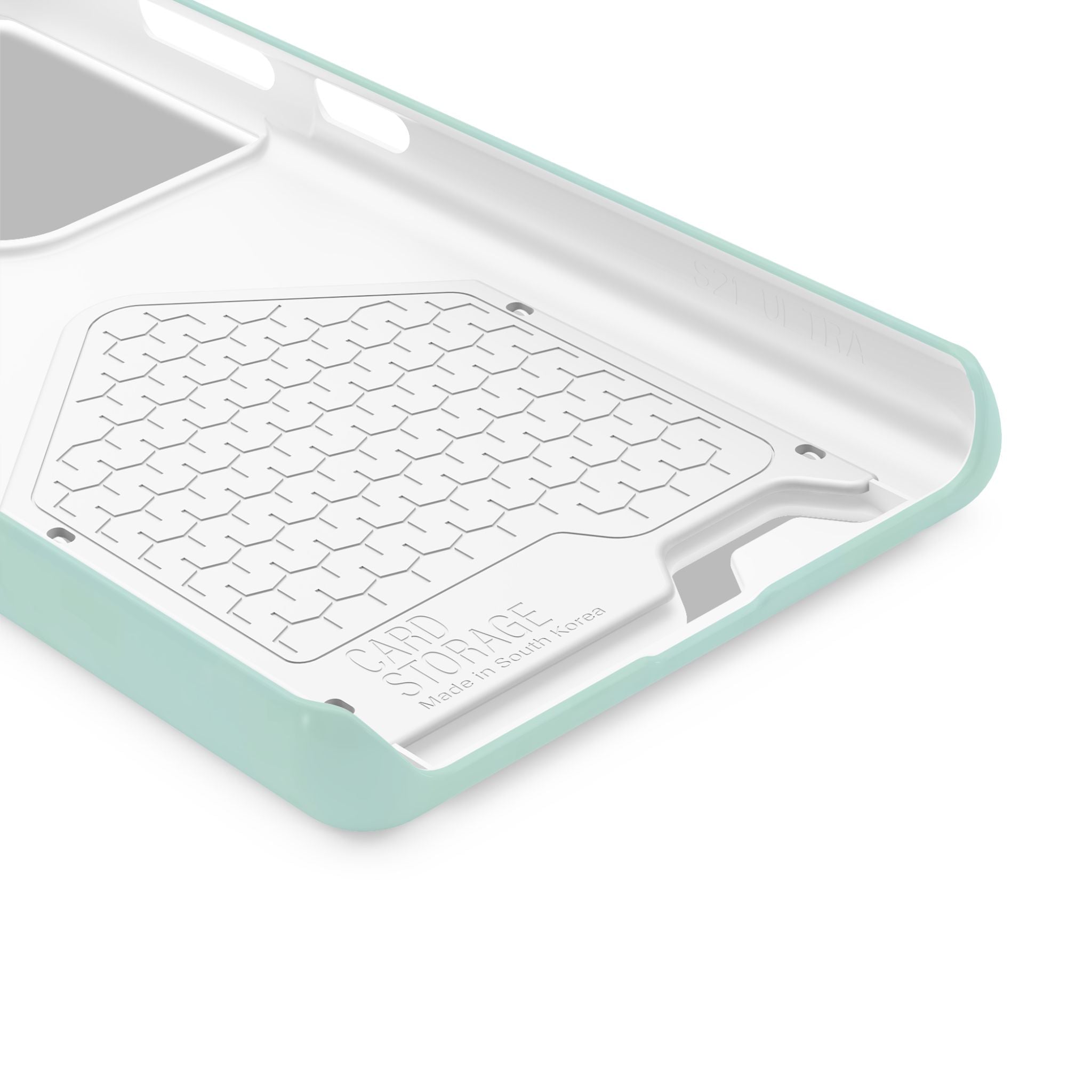 Light Mint Card Holder Phone Case