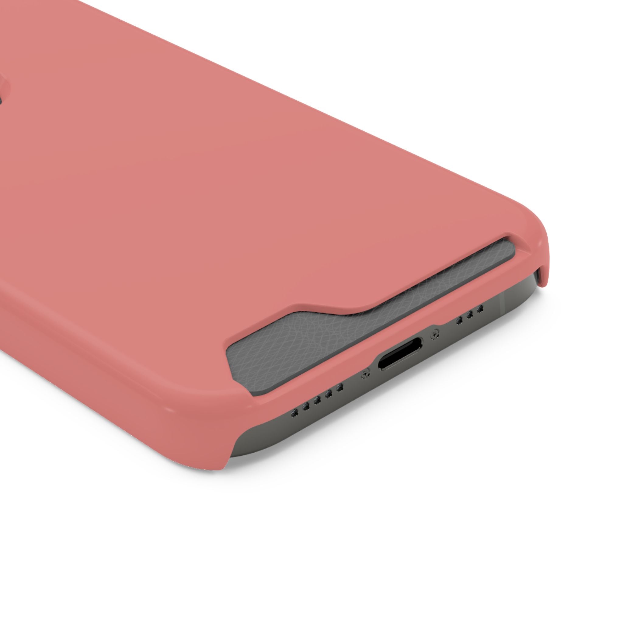 Frosty Pink Card Holder Phone Case