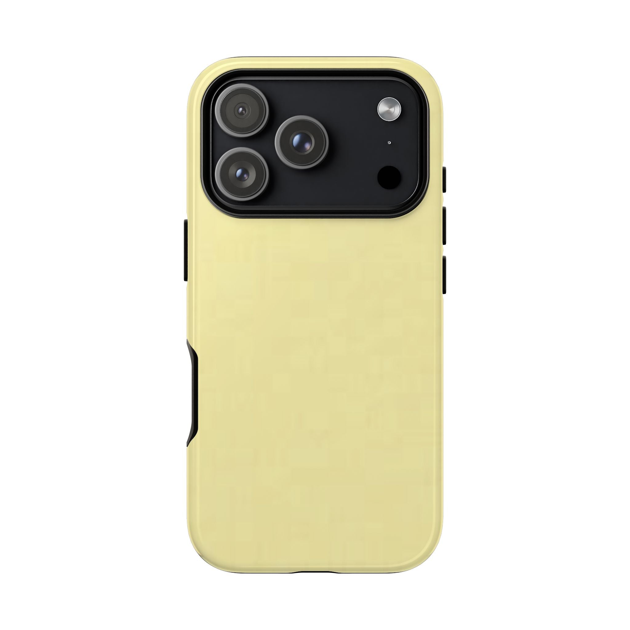 Pale Yellow Protective Phone Case